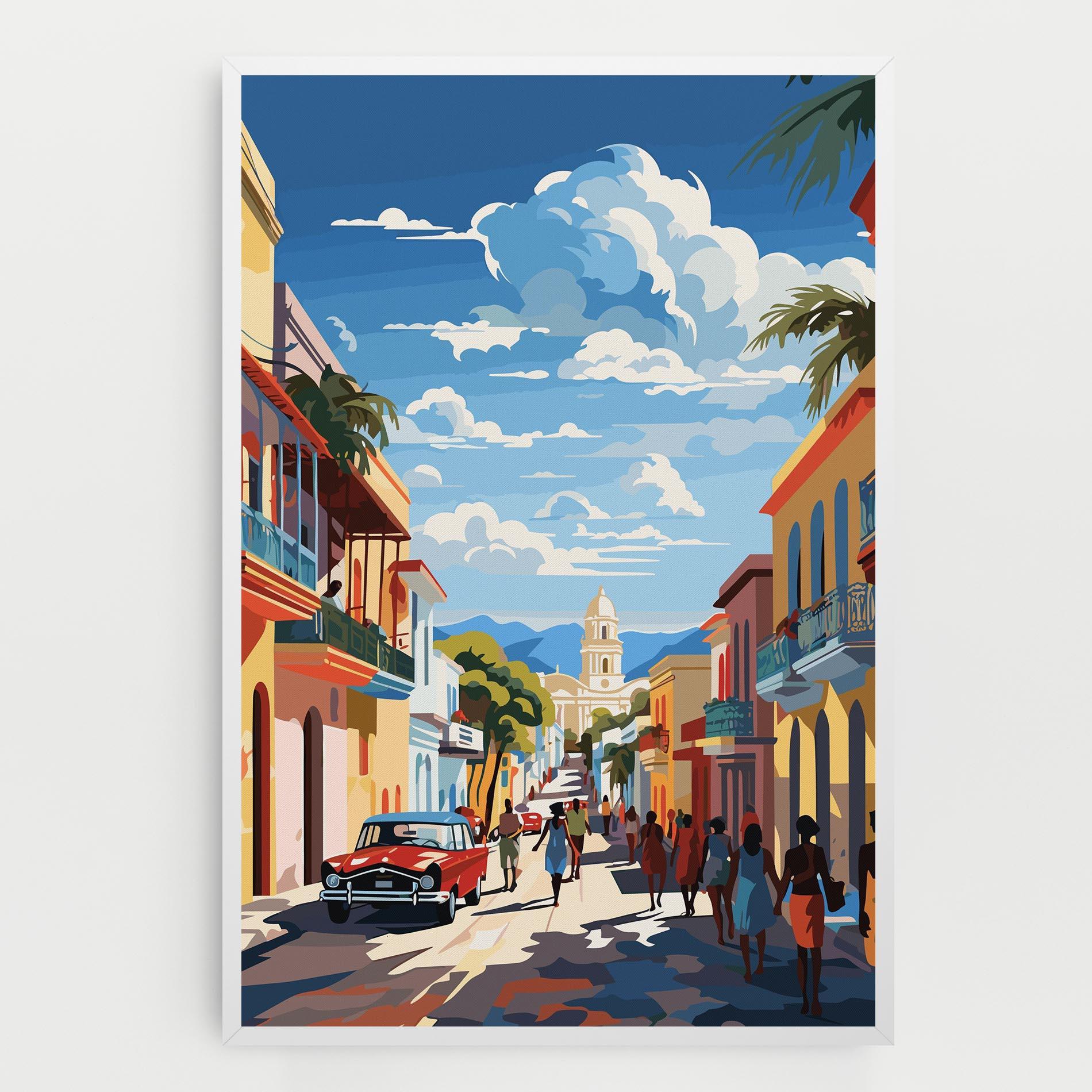 Vászonkép African Street mockup 0