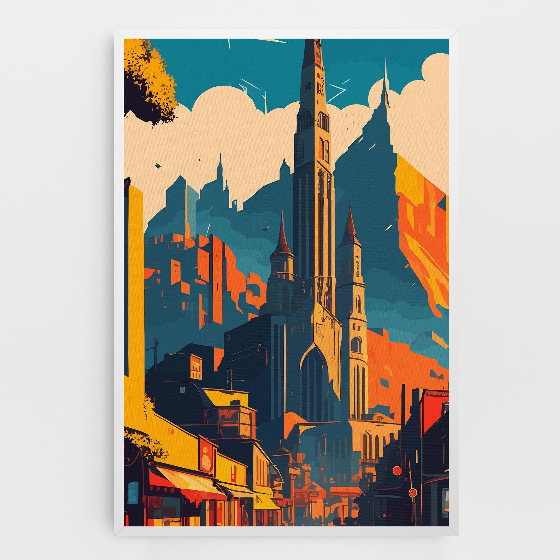 Vászonkép African Tower mockup 0