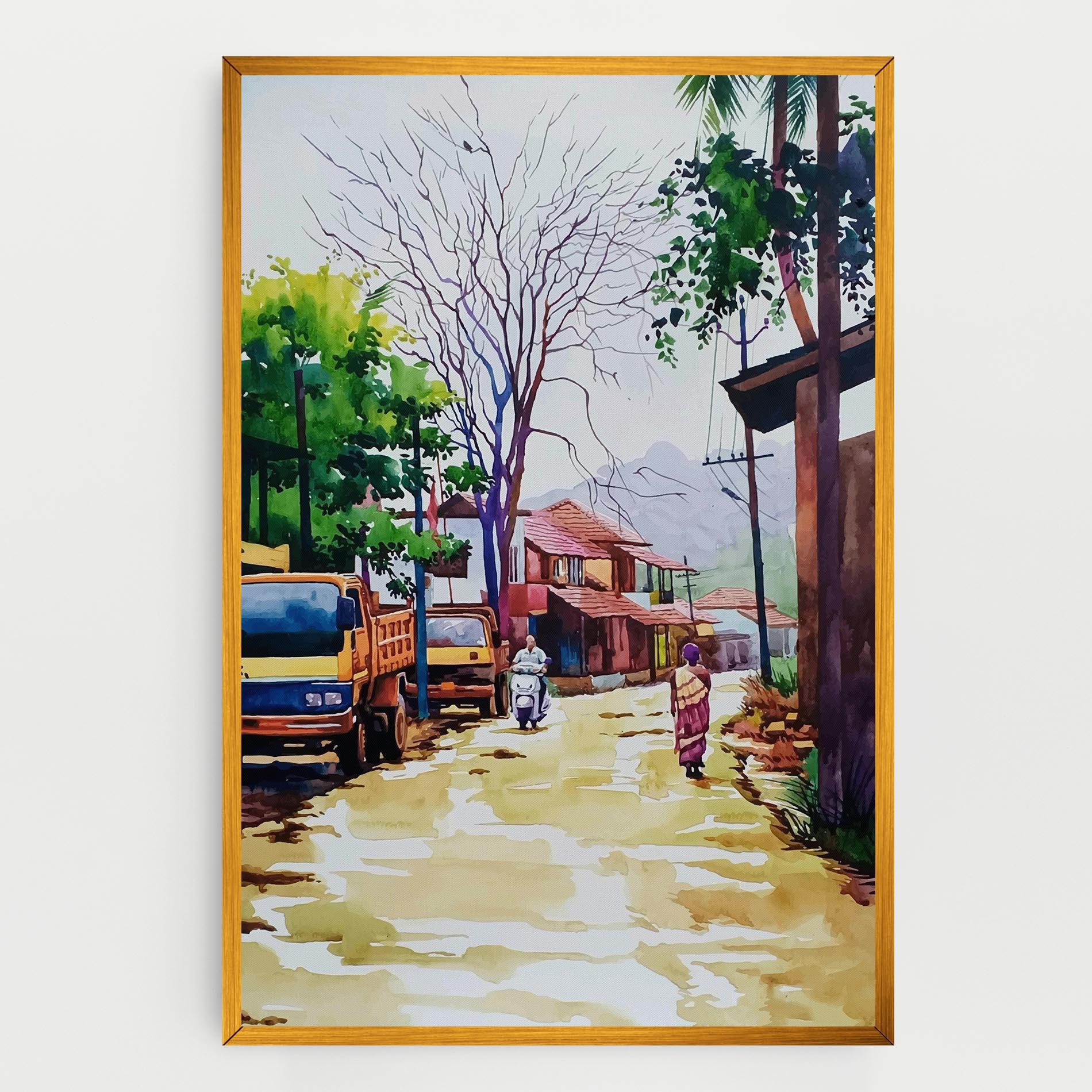 Vászonkép African City mockup 0