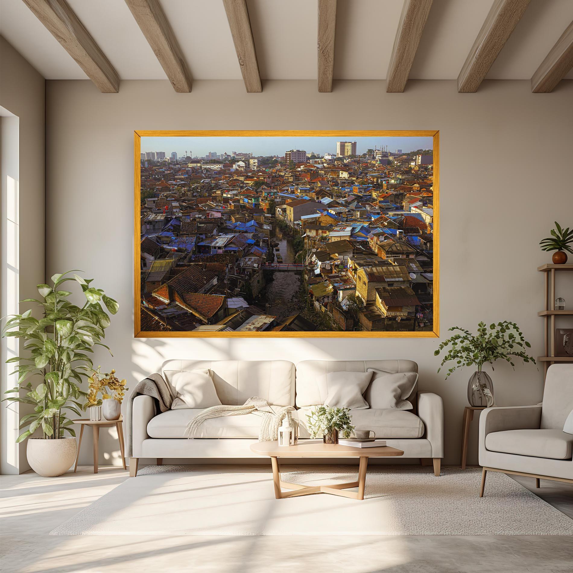 Vászonkép Bandung Golden Hour mockup 6