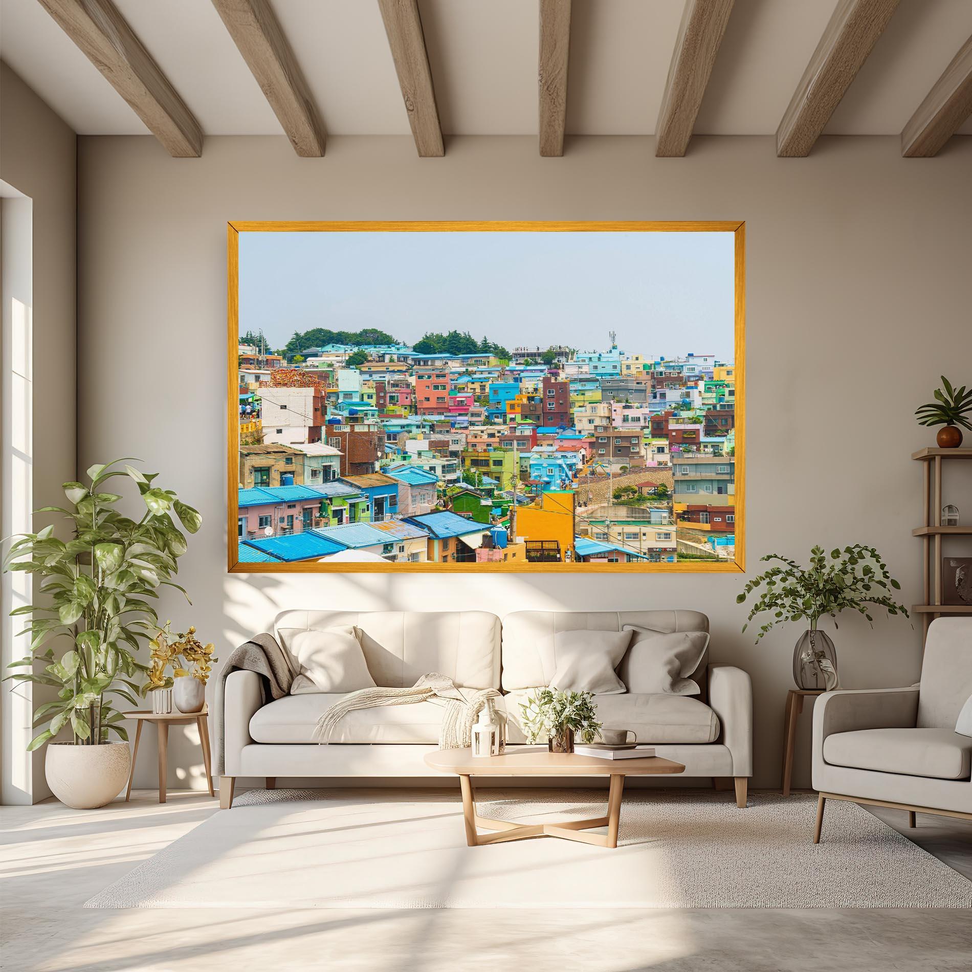 Vászonkép Gamcheon Culture mockup 6