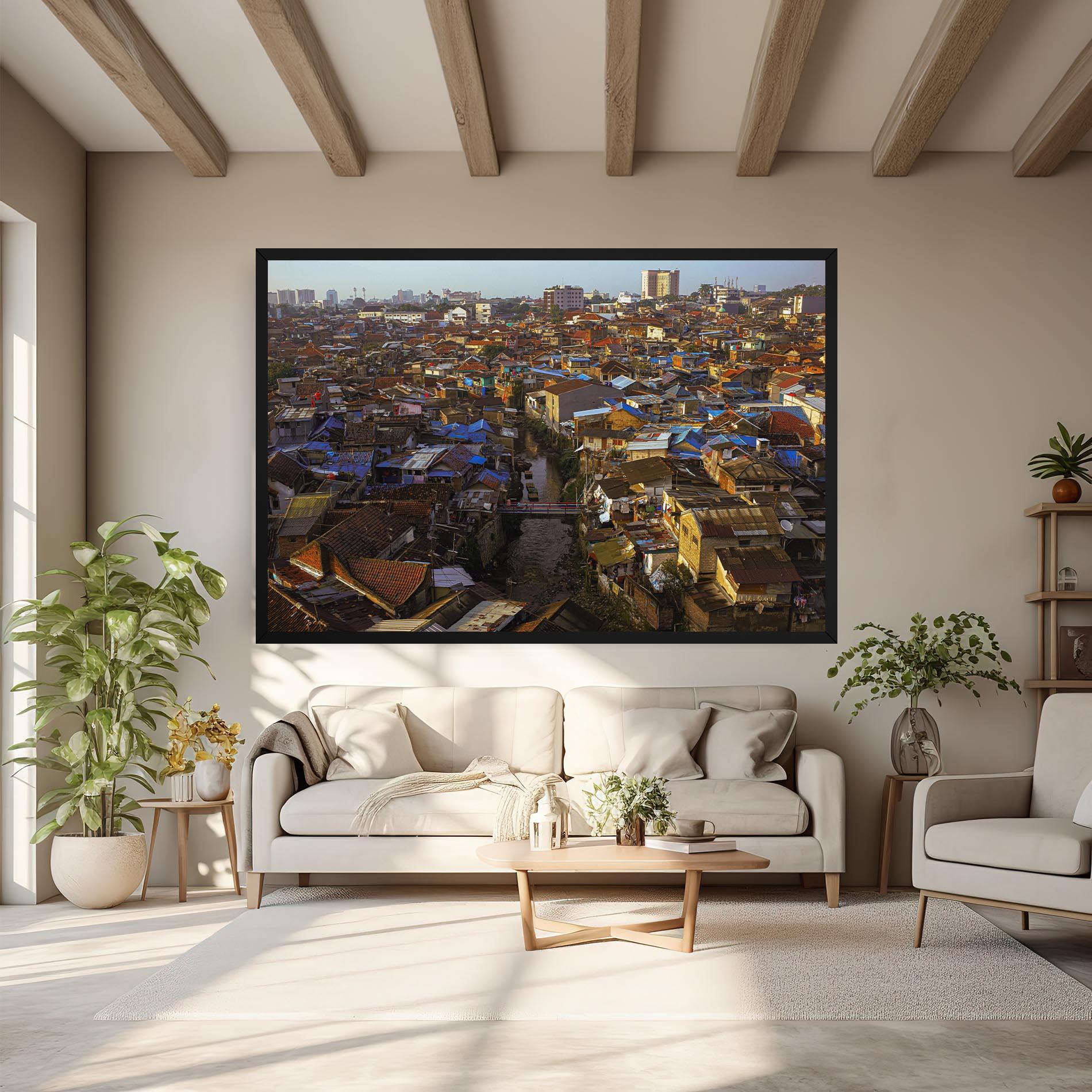 Vászonkép Bandung Golden Hour mockup 6