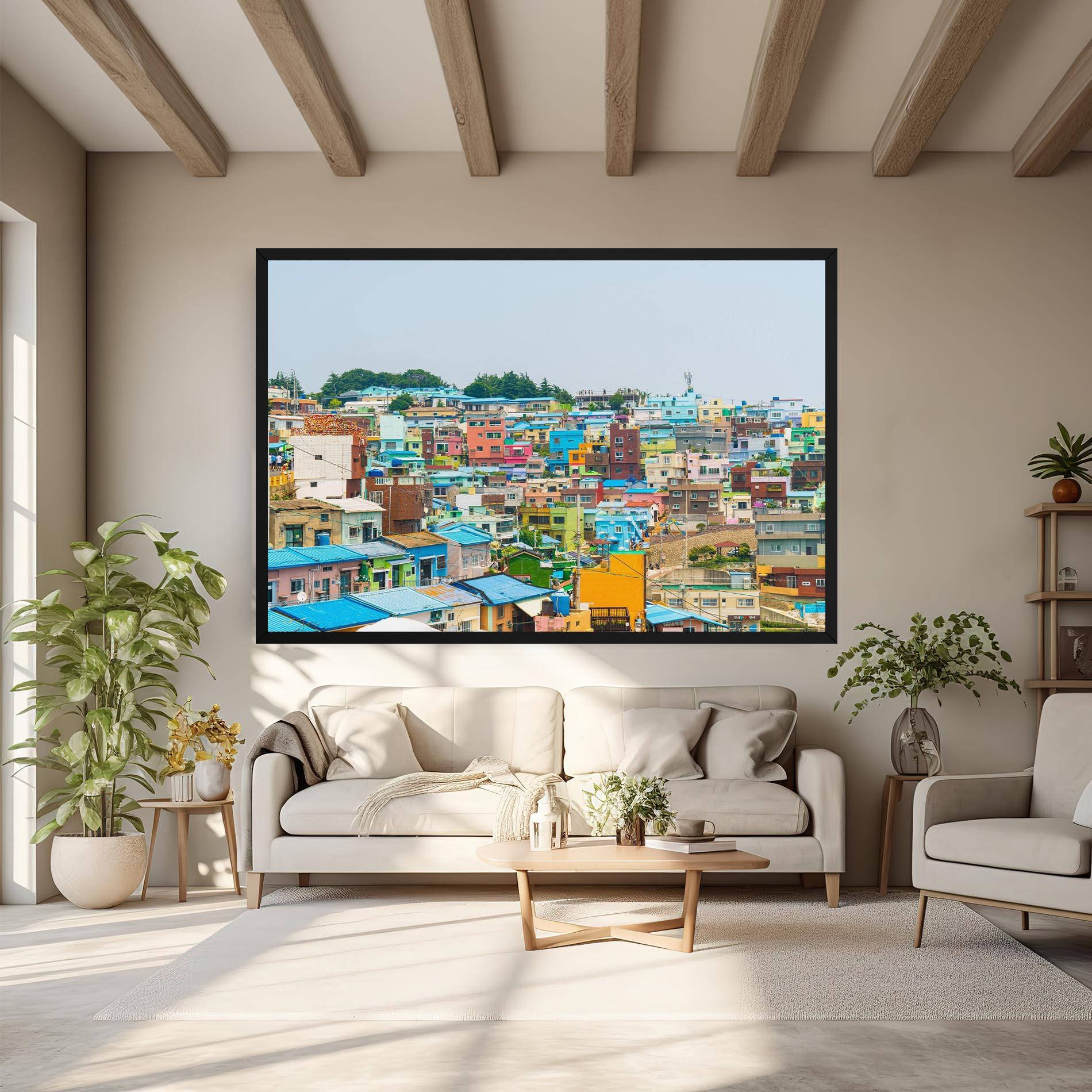 Vászonkép Gamcheon Culture mockup 6