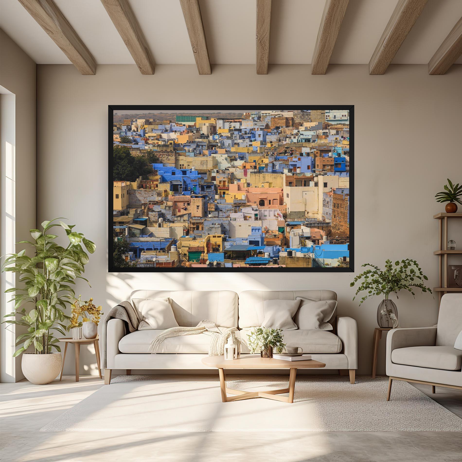 Vászonkép Rajasthan View India mockup 6