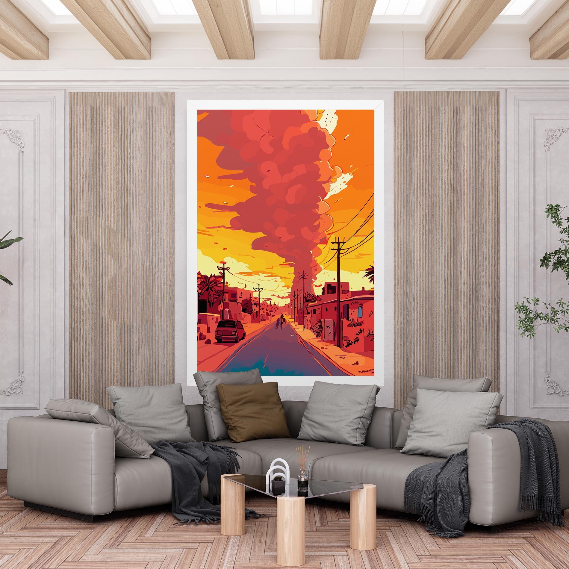 Vászonkép African Smoke mockup 6