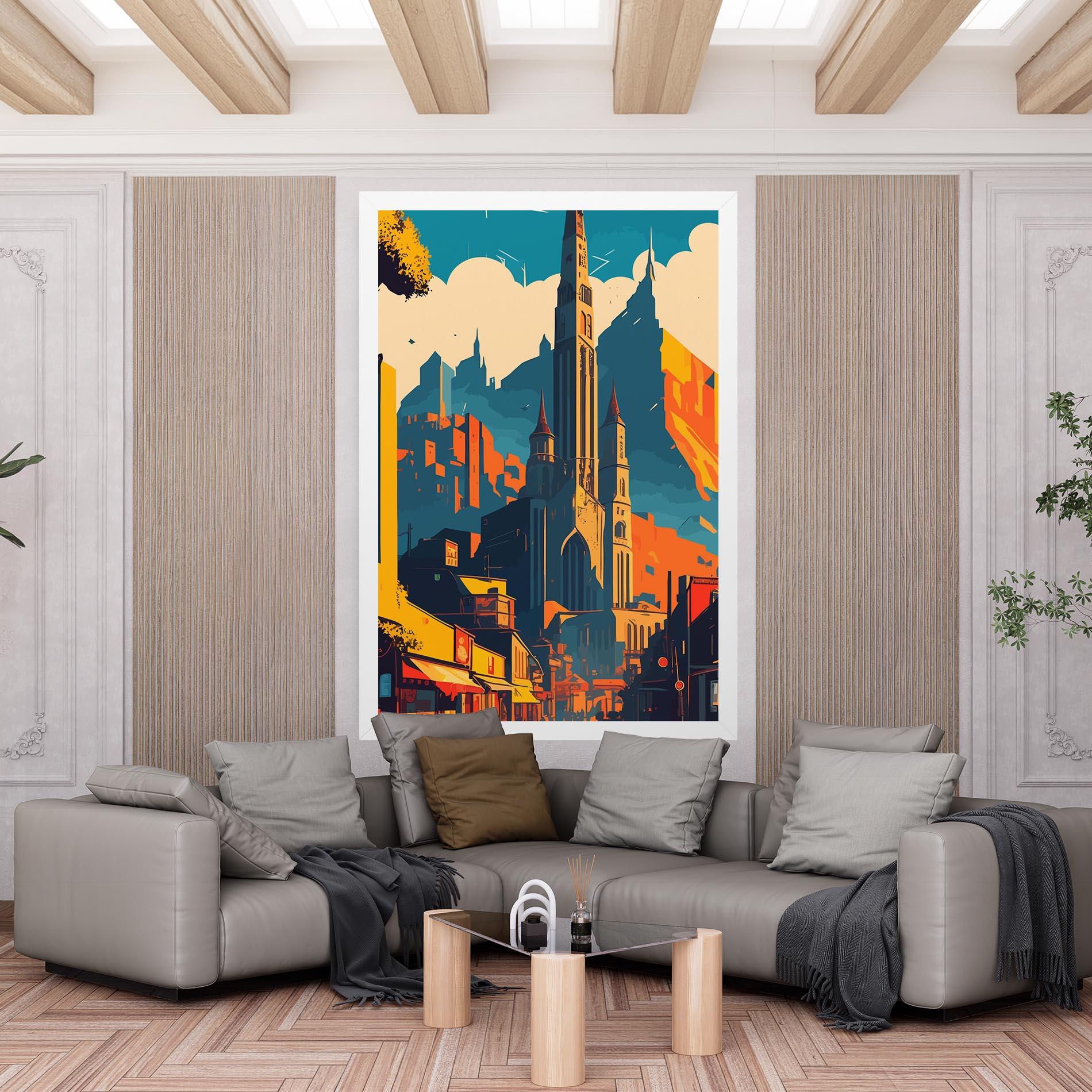 Vászonkép African Tower mockup 6