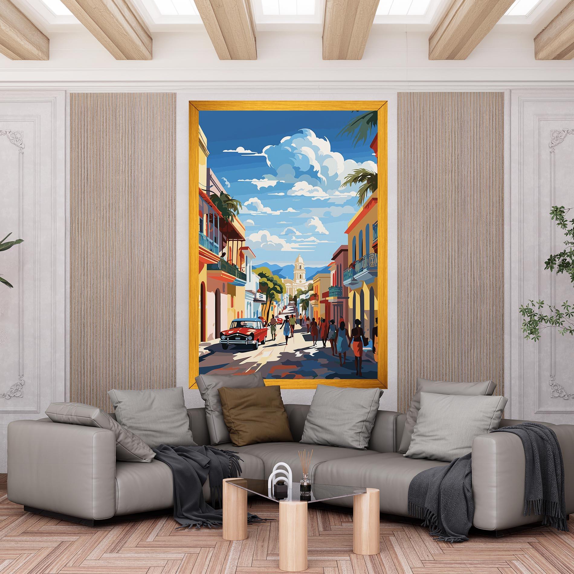 Vászonkép African Street mockup 6