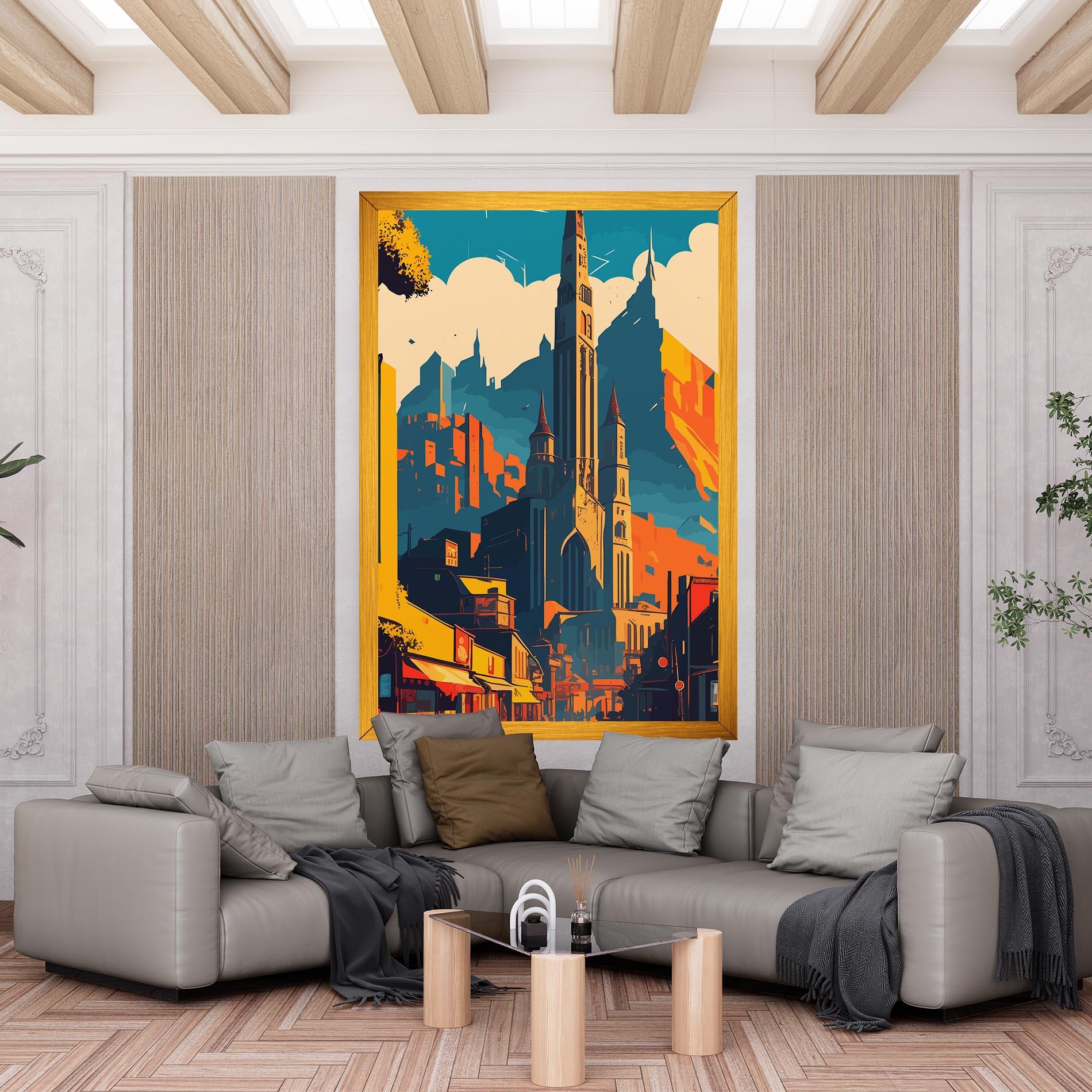 Vászonkép African Tower mockup 6