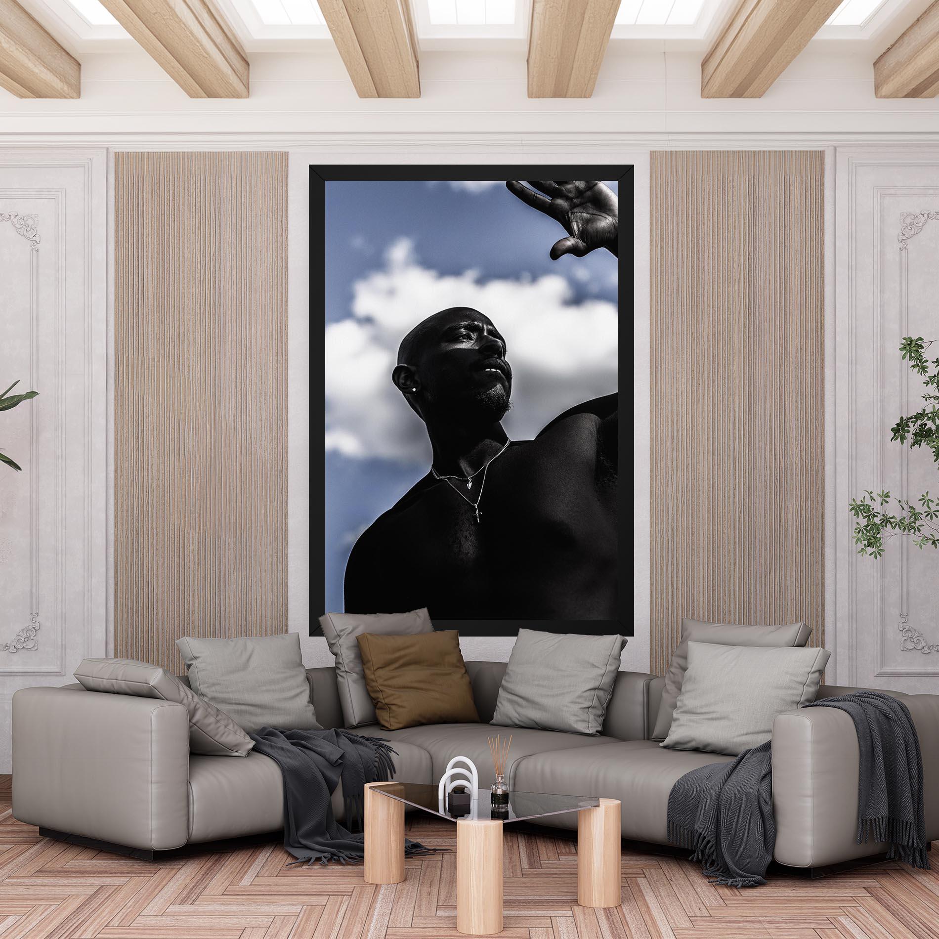 Vászonkép African Blue Sky mockup 6