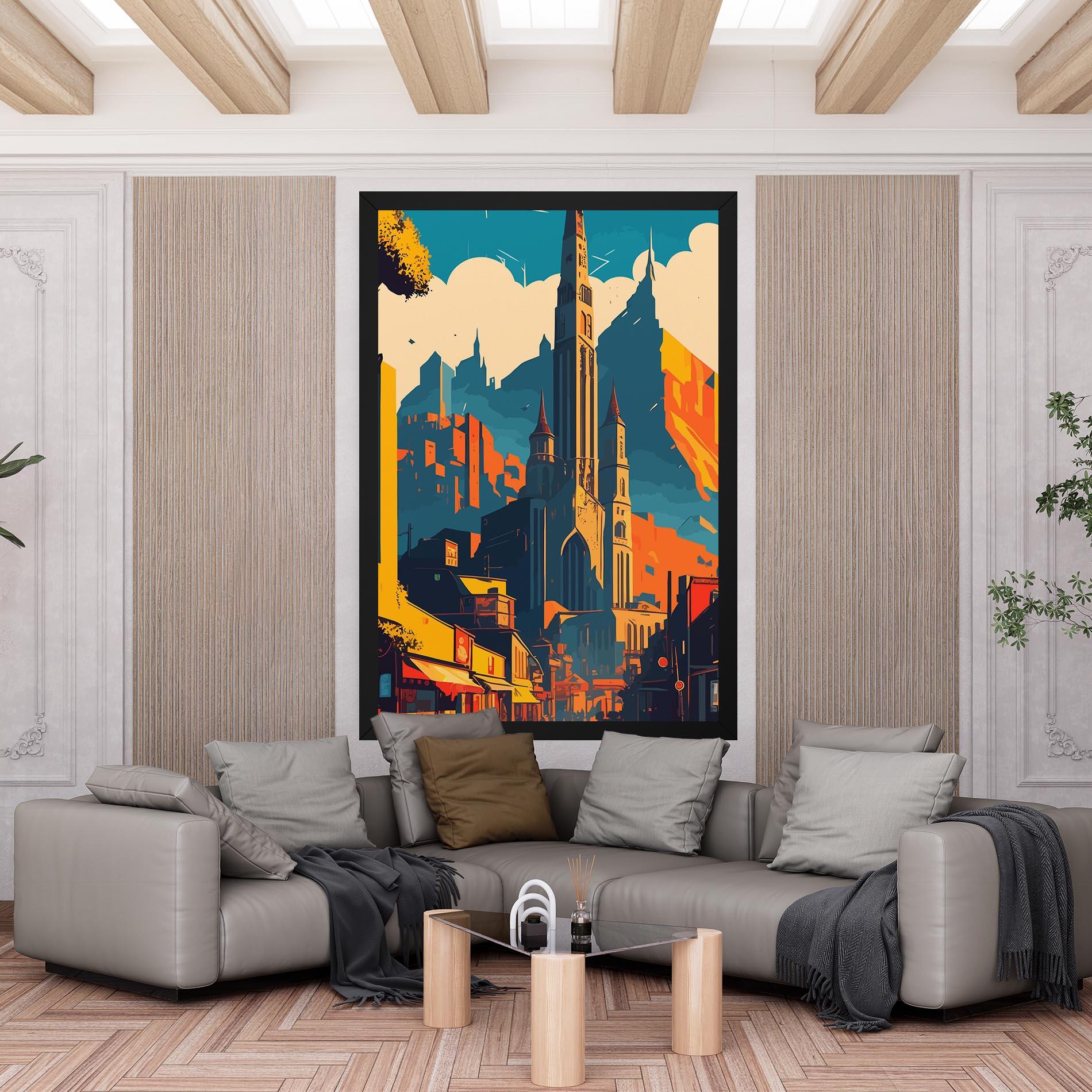 Vászonkép African Tower mockup 6