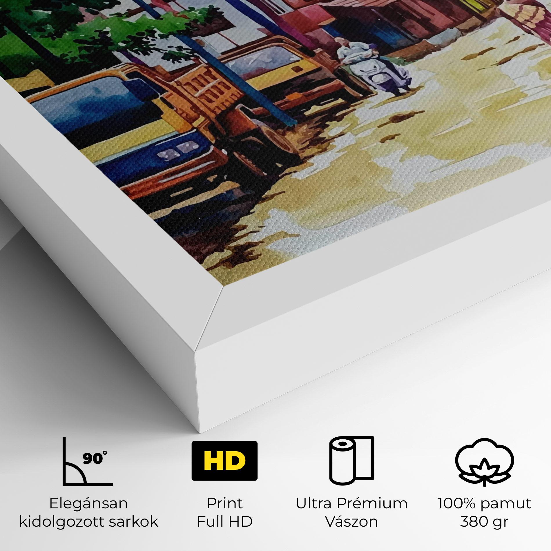 Vászonkép African City mockup 4