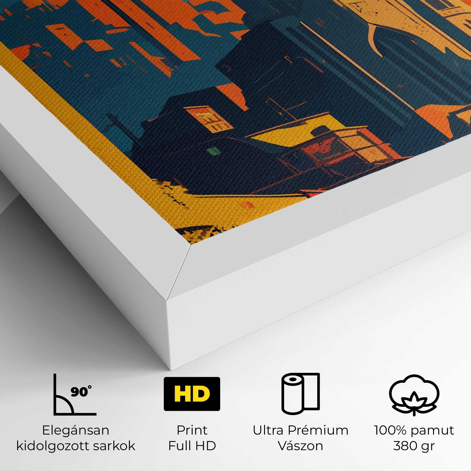 Vászonkép African Tower mockup 4