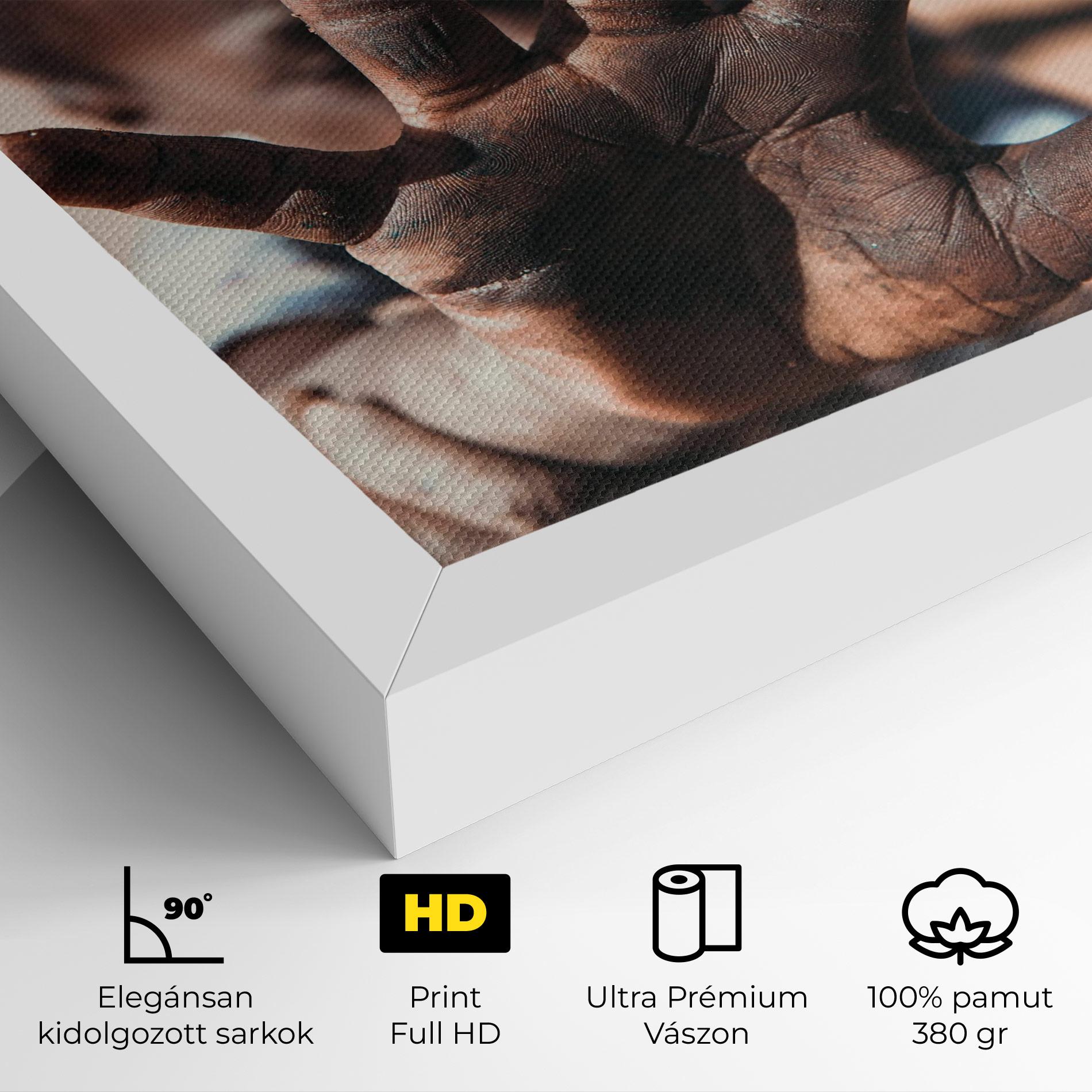 Vászonkép Little Dirty Hand mockup 4