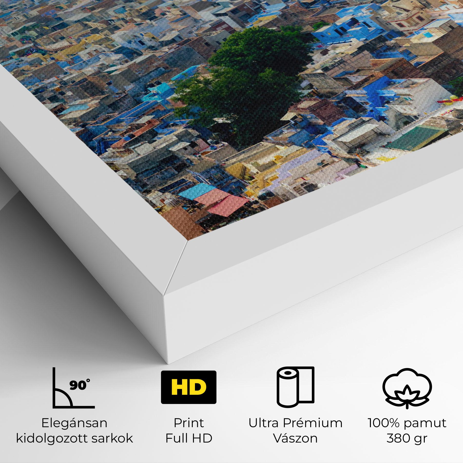 Vászonkép Rajasthan India Buildings mockup 4