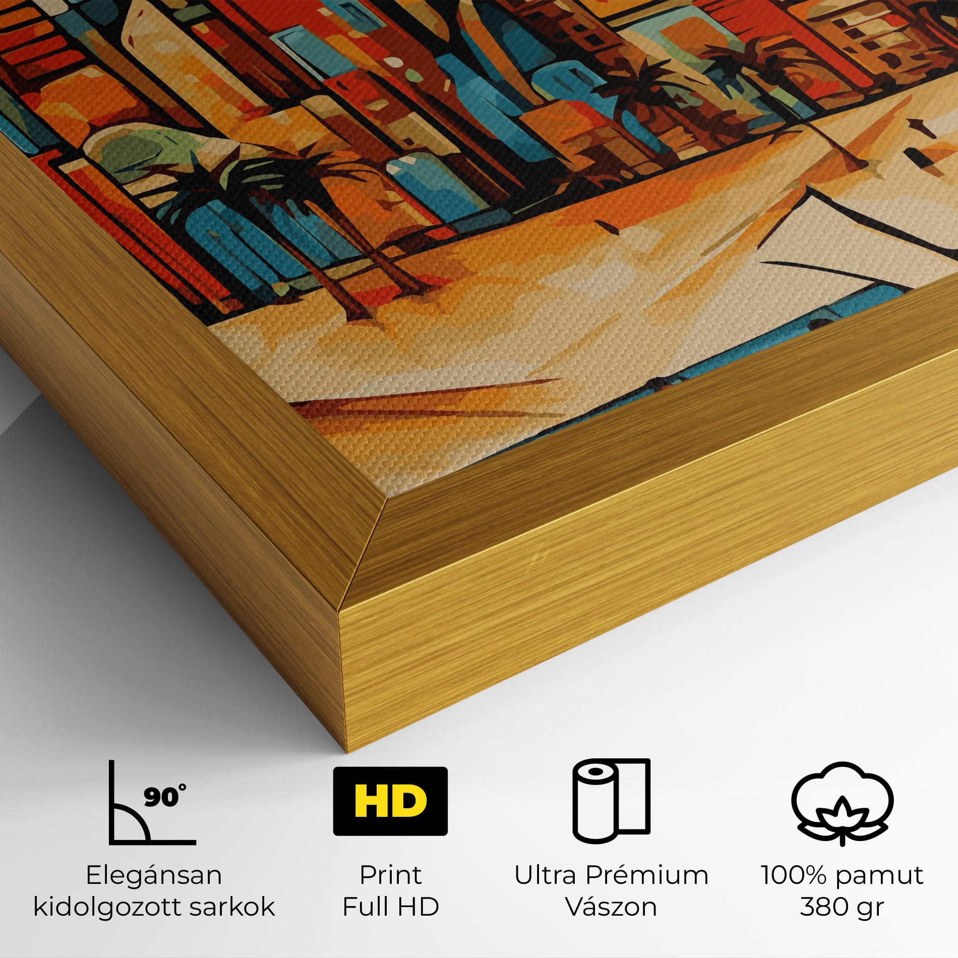 Vászonkép African Moon mockup 4