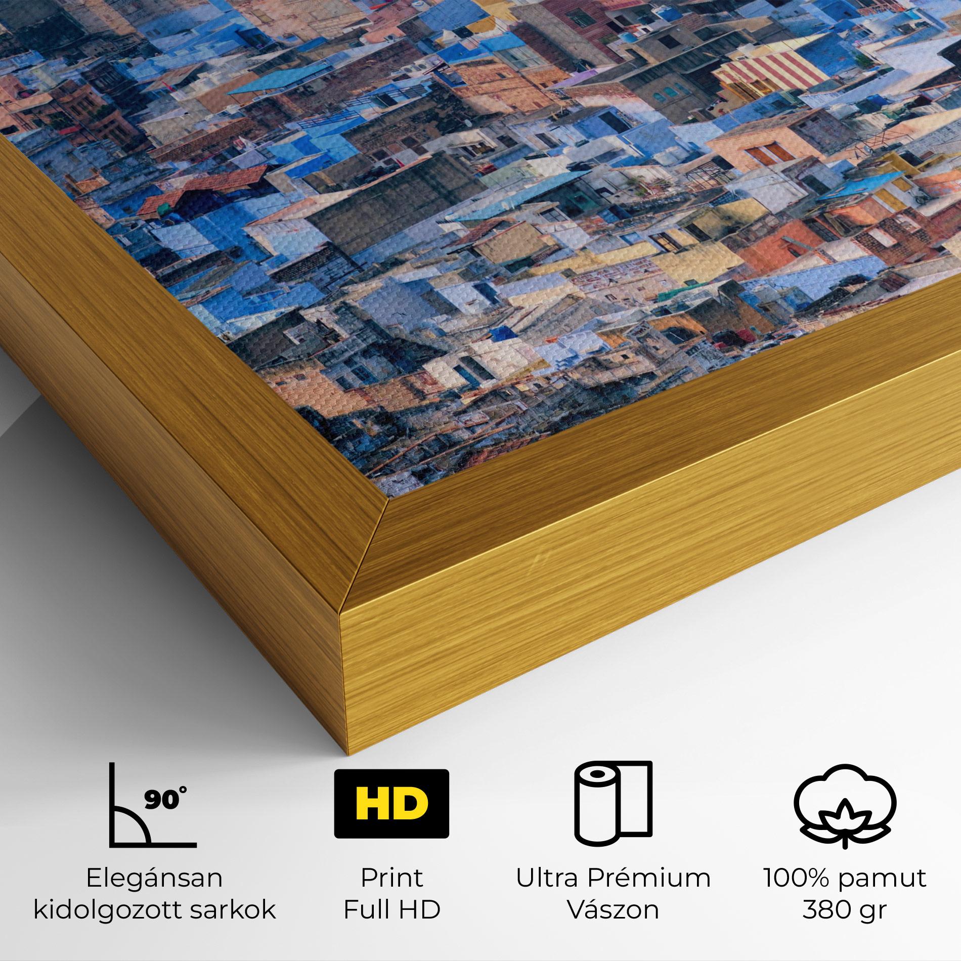 Vászonkép Blue City India mockup 4