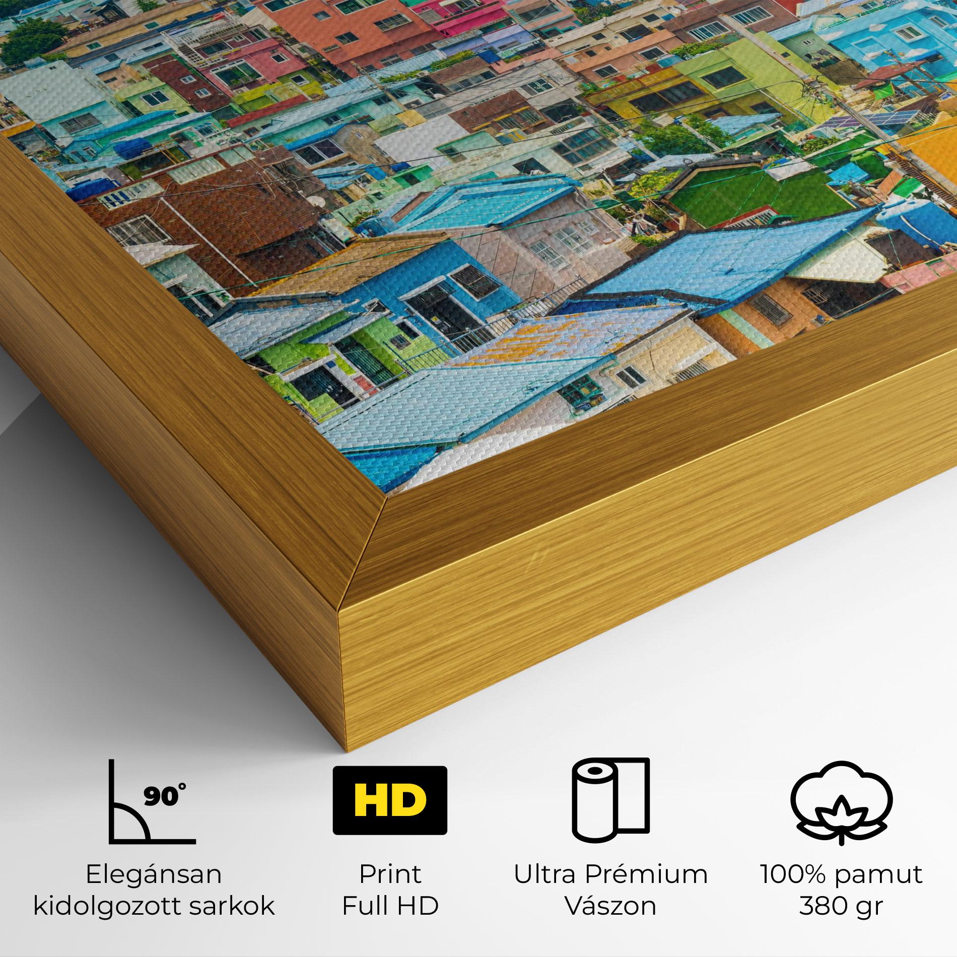 Vászonkép Gamcheon Culture mockup 4