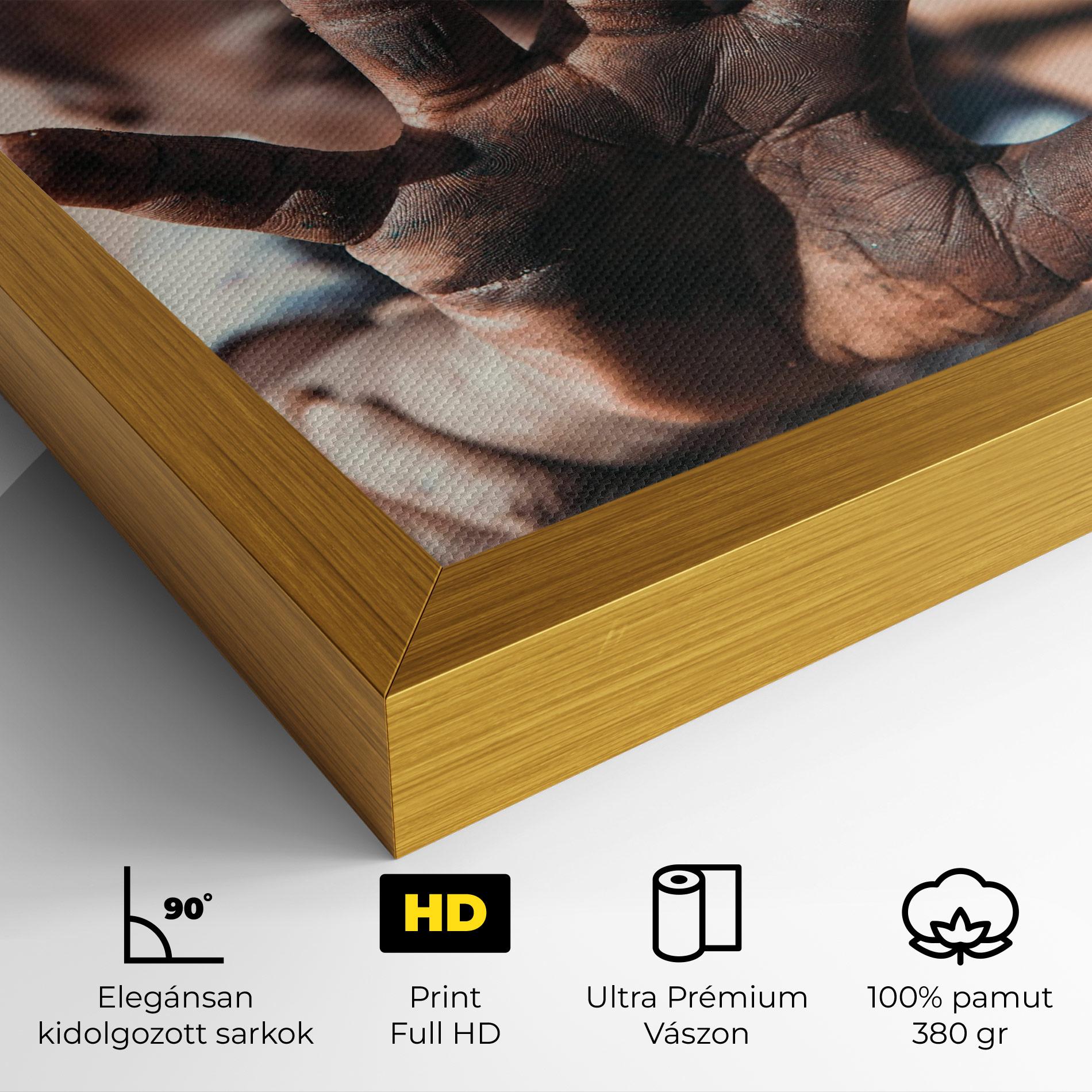 Vászonkép Little Dirty Hand mockup 4