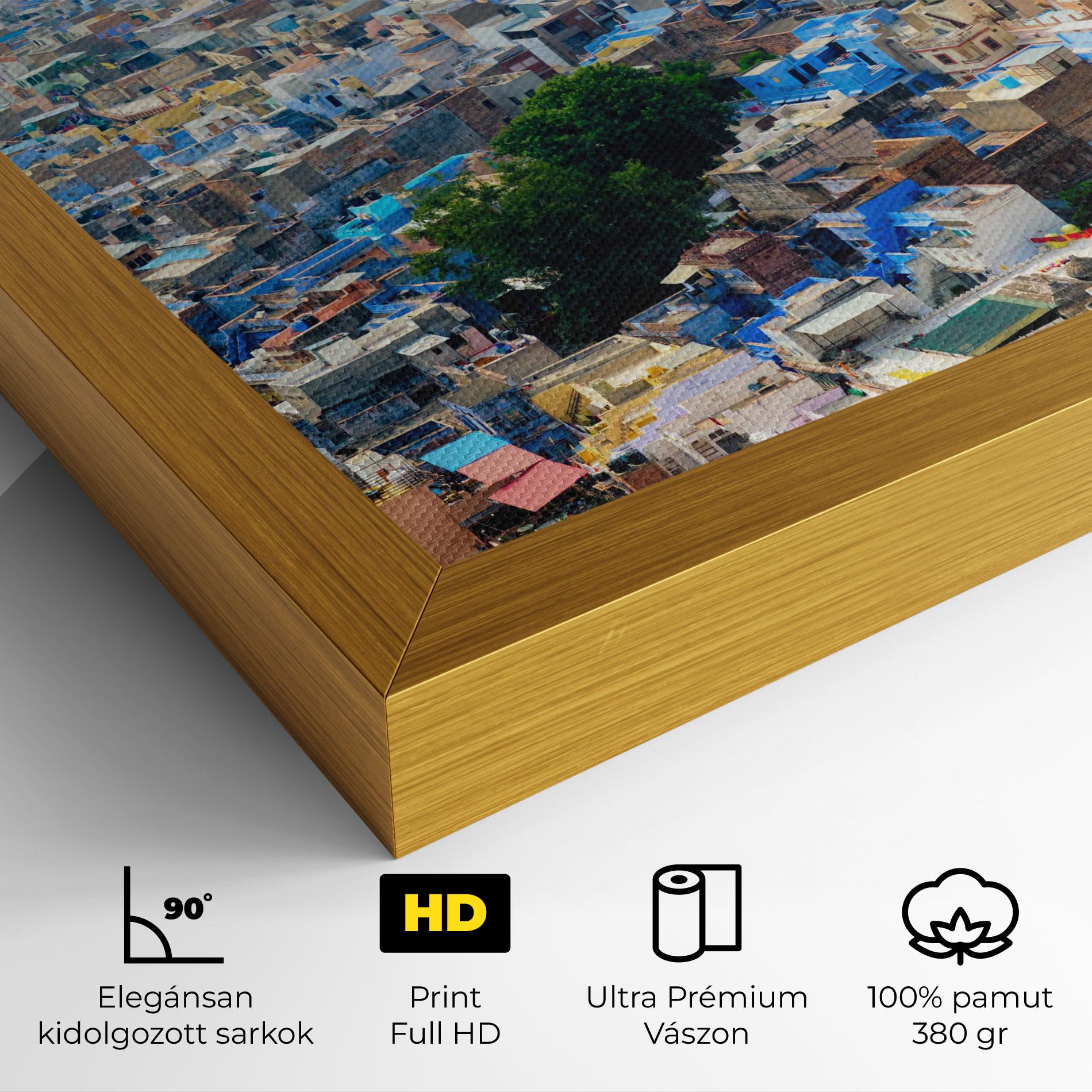 Vászonkép Rajasthan India Buildings mockup 4