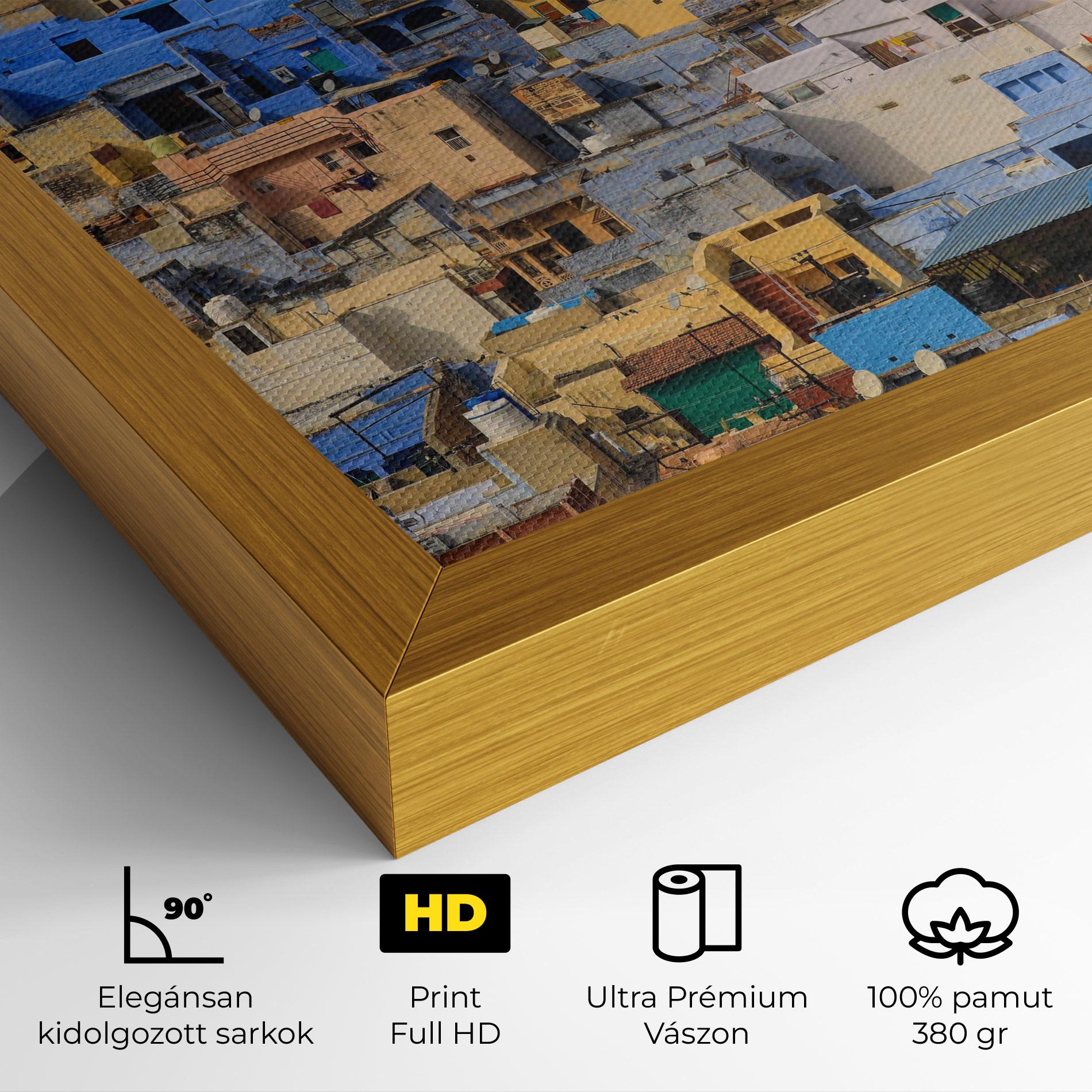 Vászonkép Rajasthan View India mockup 4