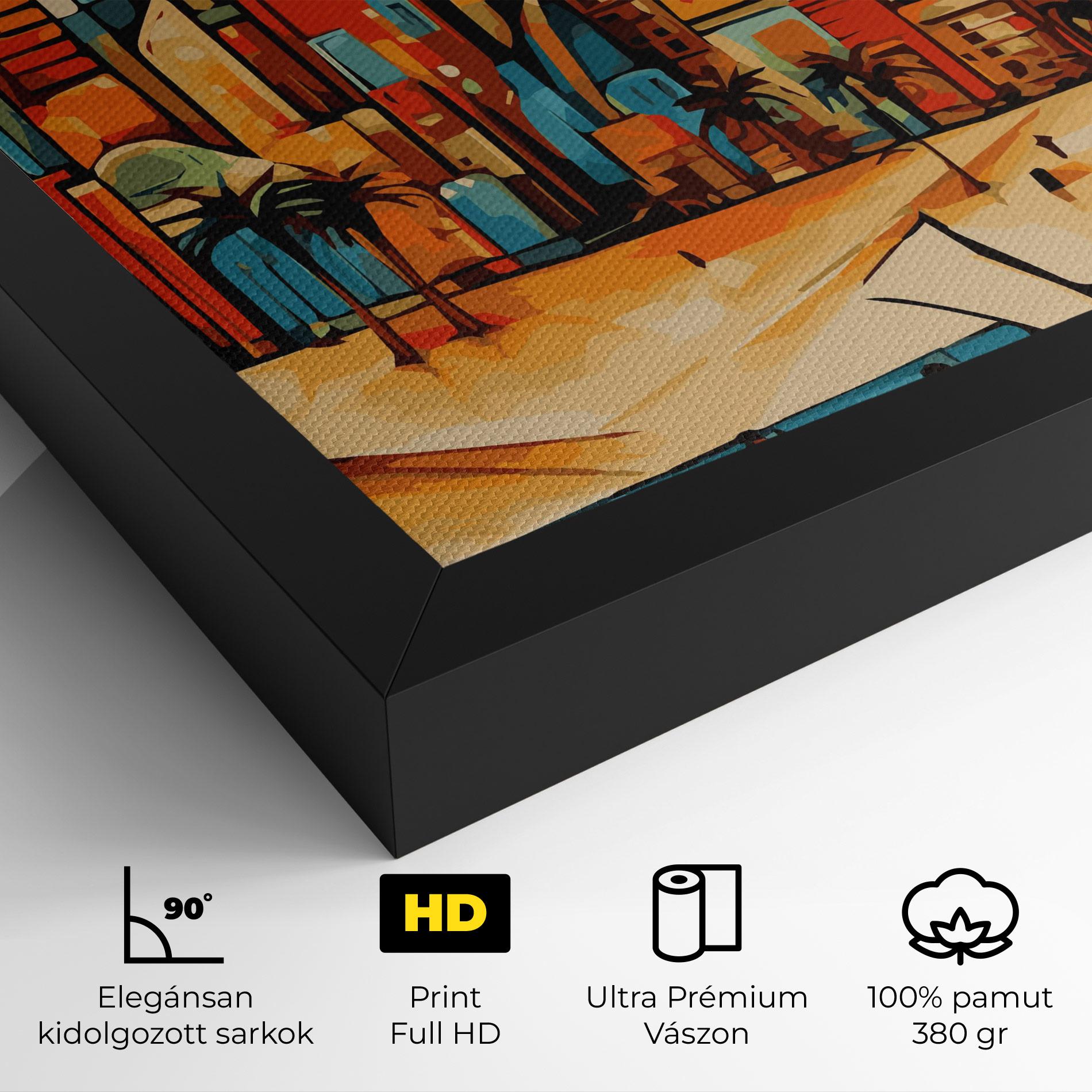 Vászonkép African Moon mockup 4