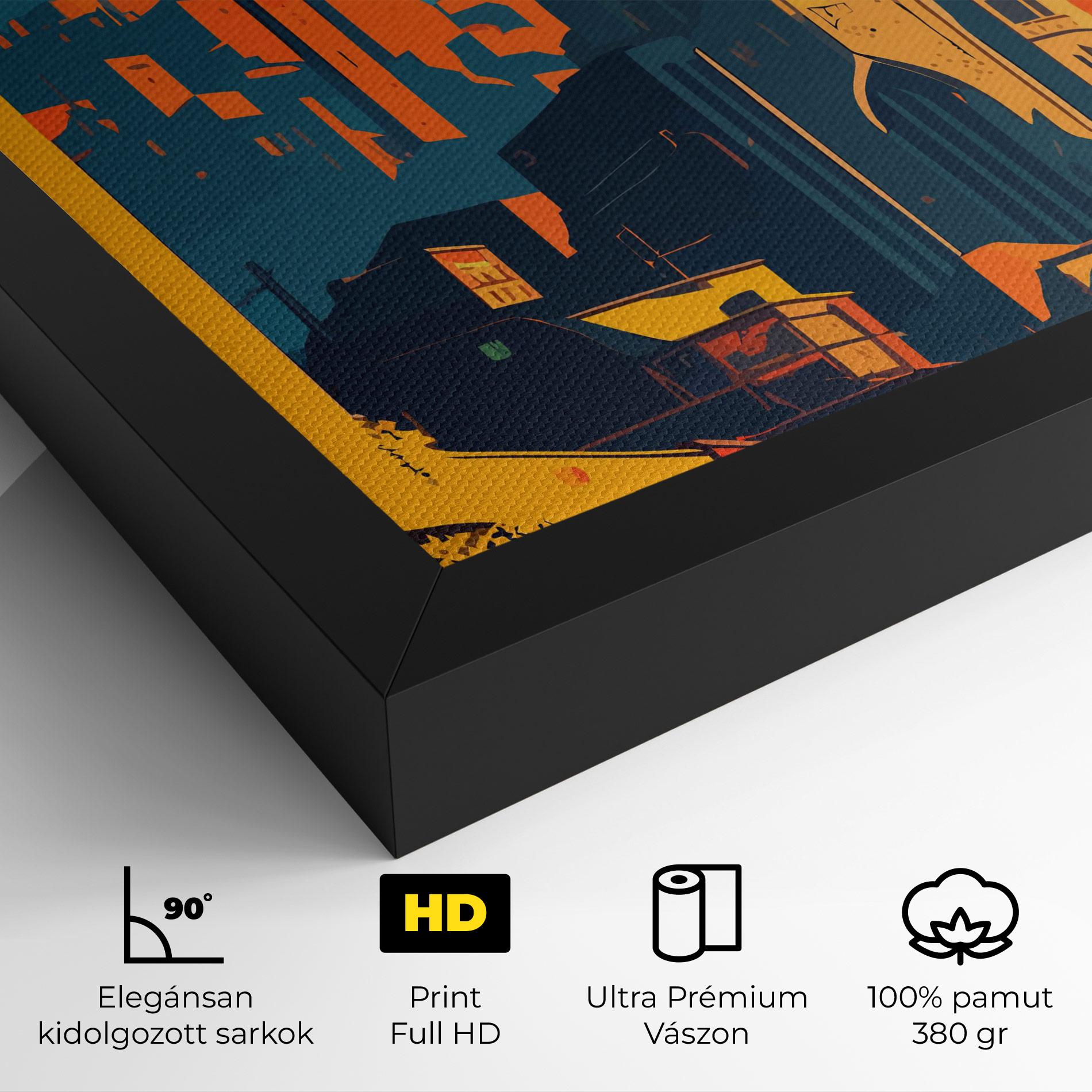 Vászonkép African Tower mockup 4