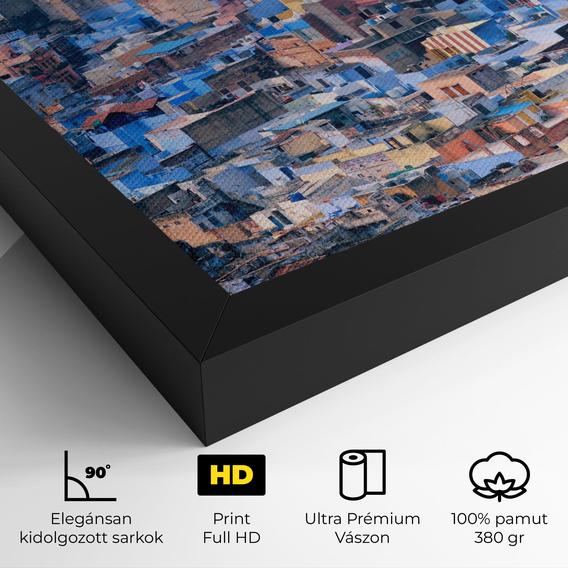 Vászonkép Blue City India mockup 4