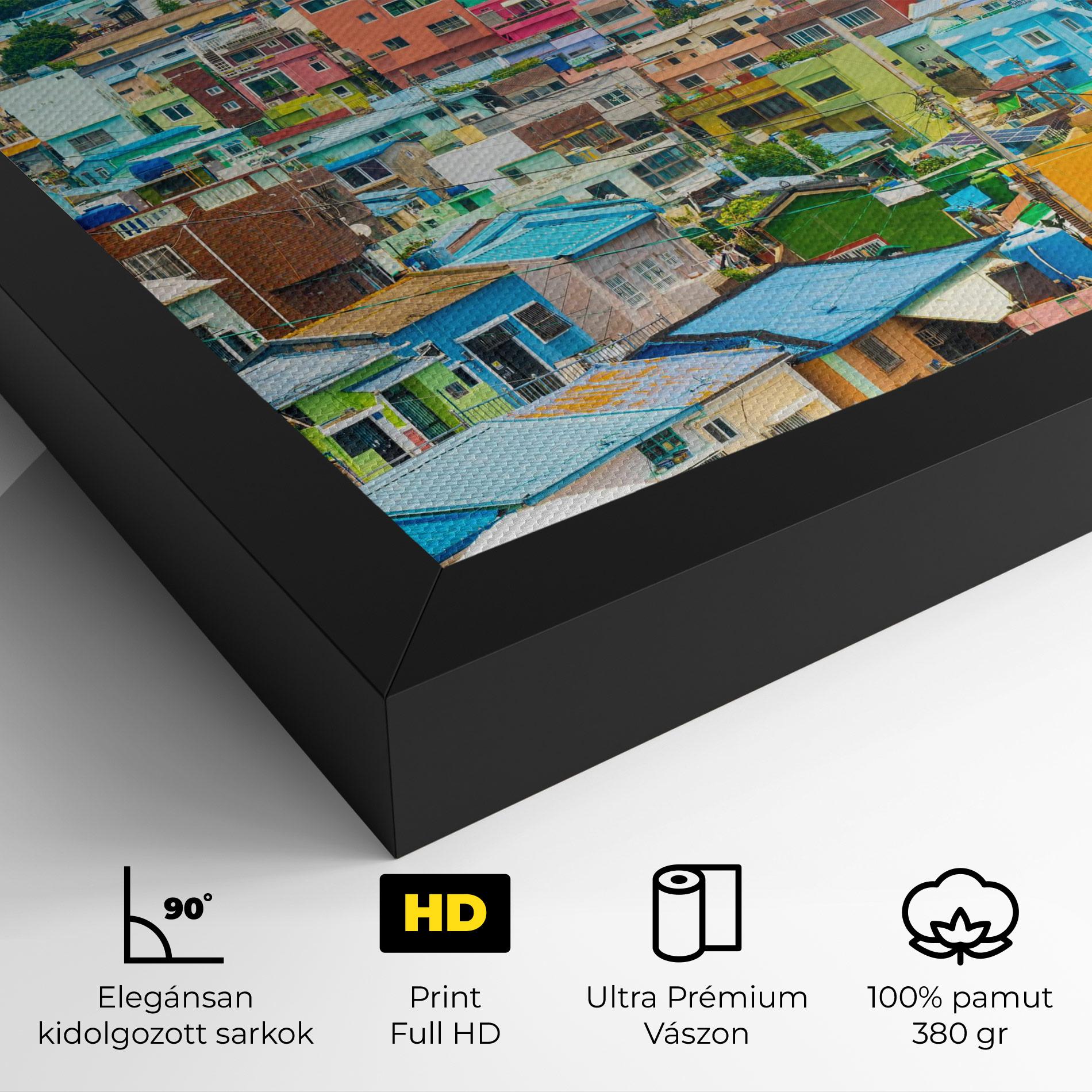 Vászonkép Gamcheon Culture mockup 4