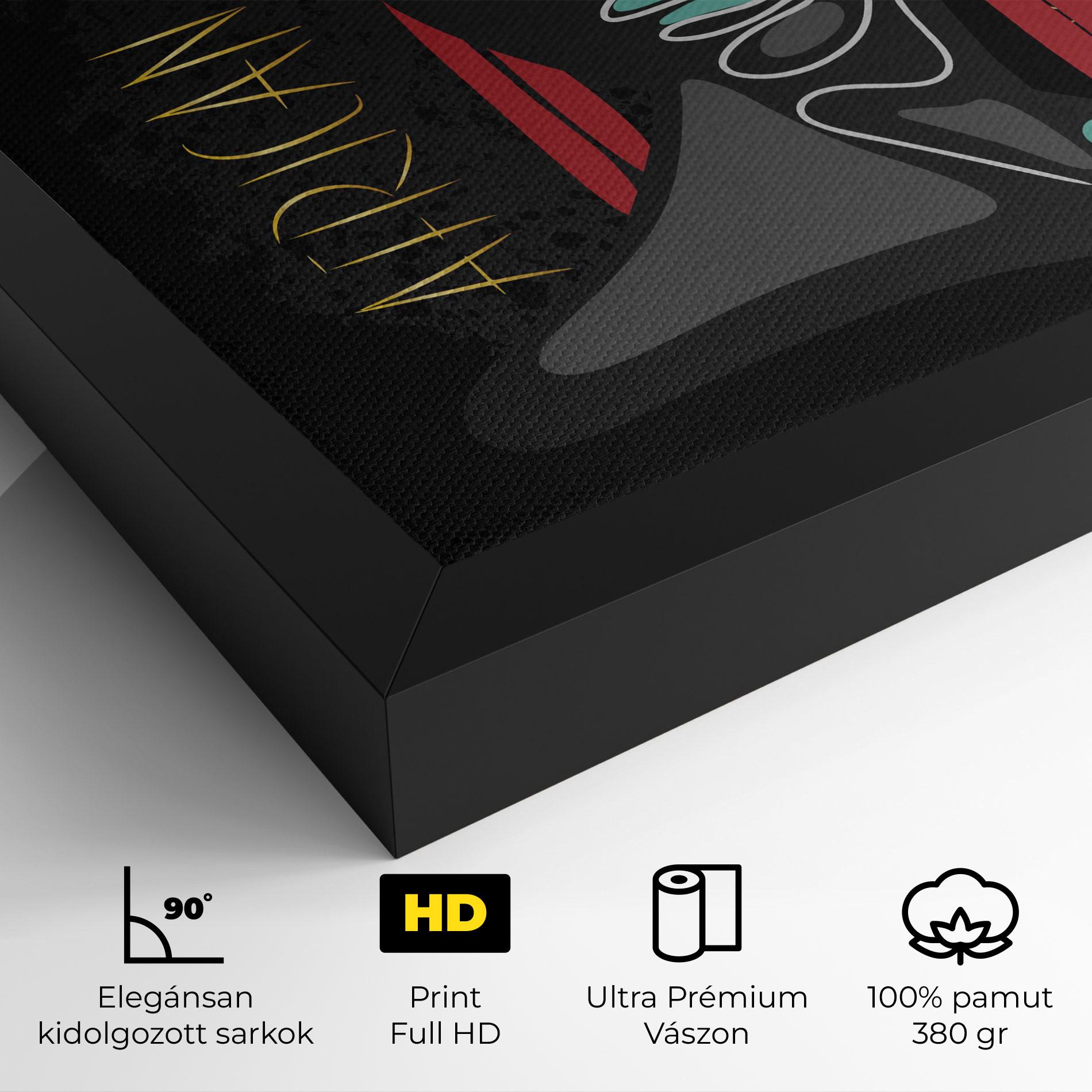 Vászonkép Gold African Girl mockup 4