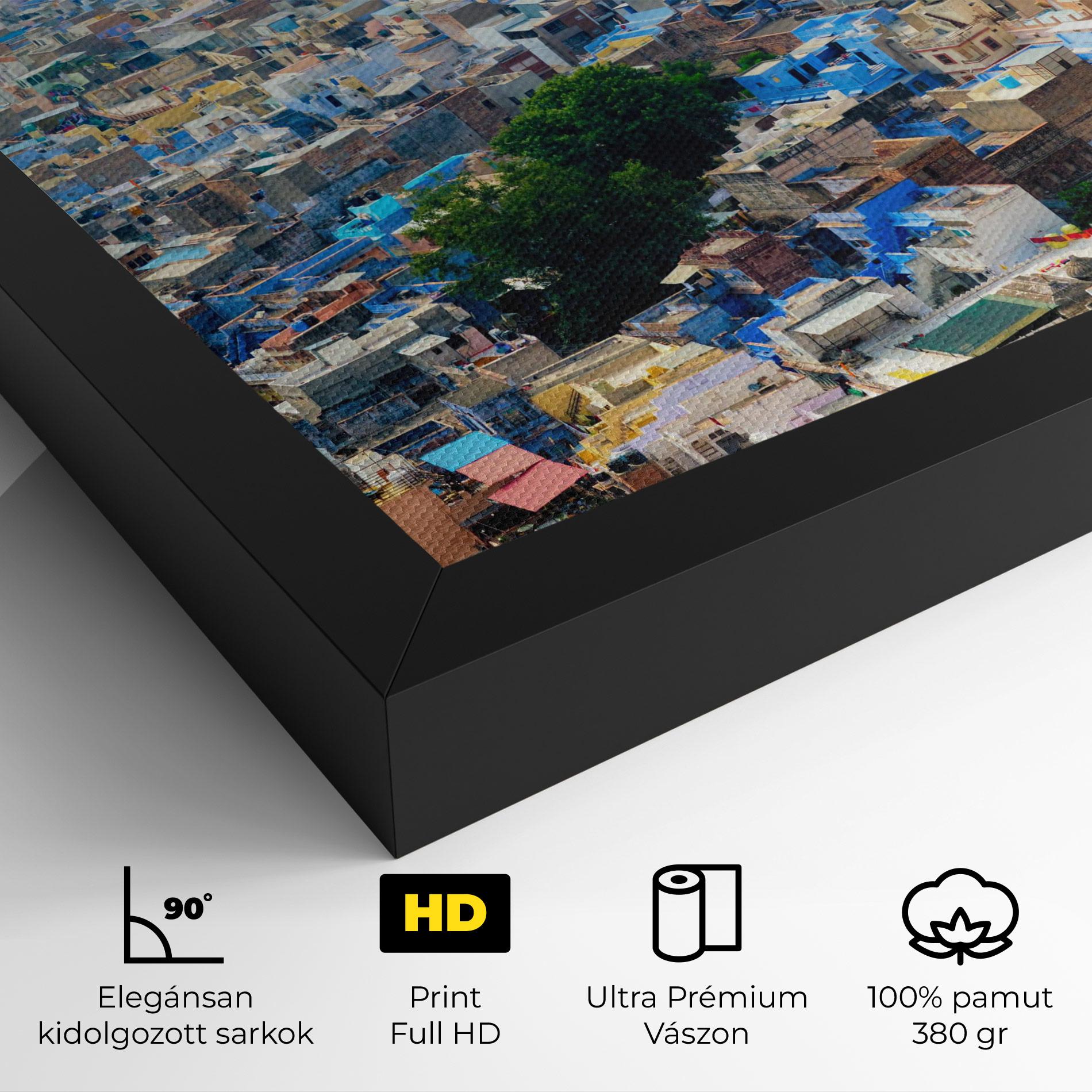 Vászonkép Rajasthan India Buildings mockup 4