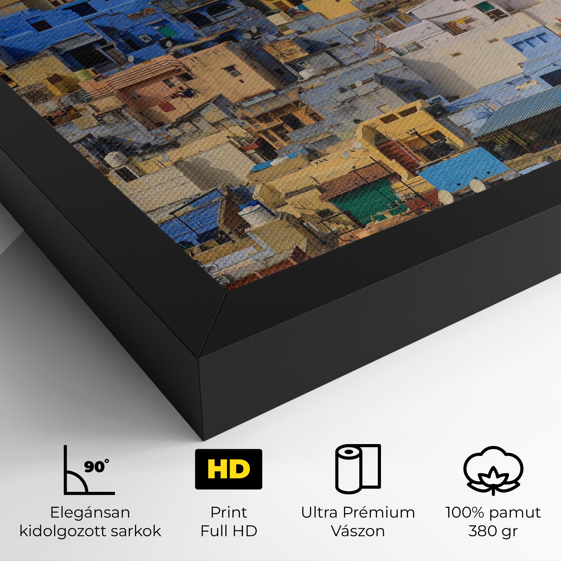 Vászonkép Rajasthan View India mockup 4