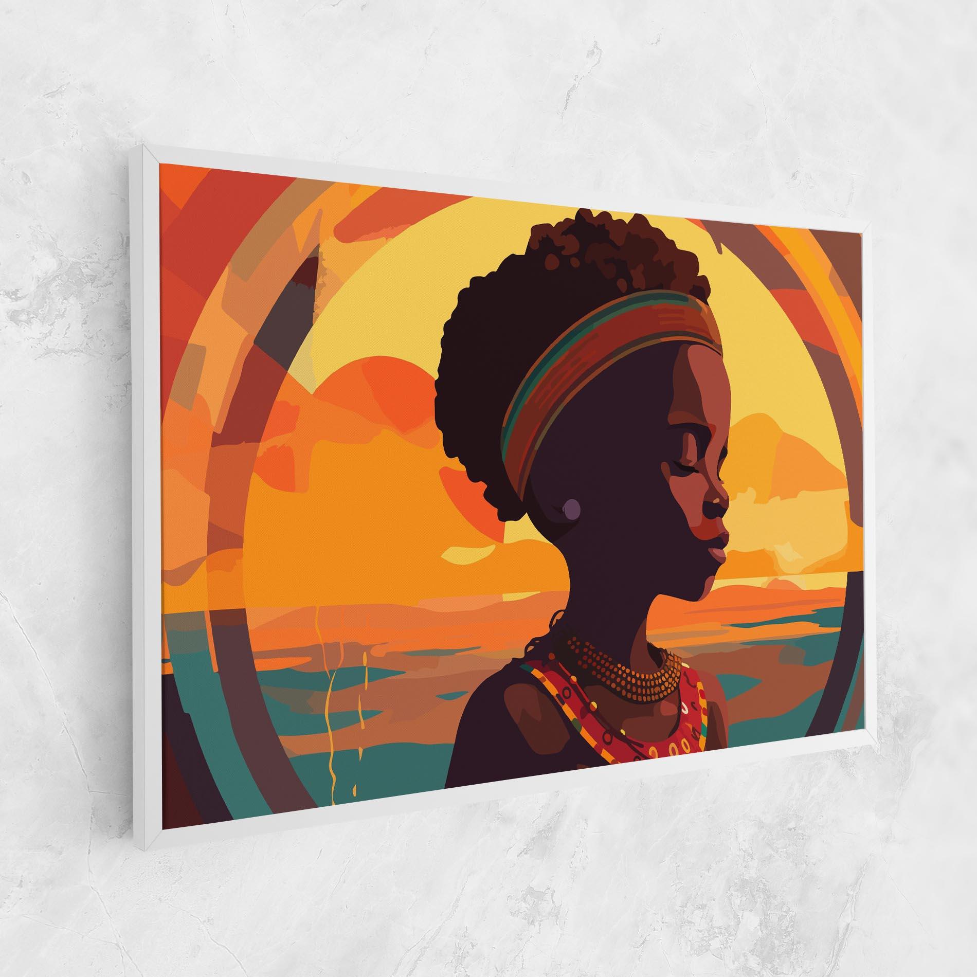 Vászonkép African Pretty Child mockup 1