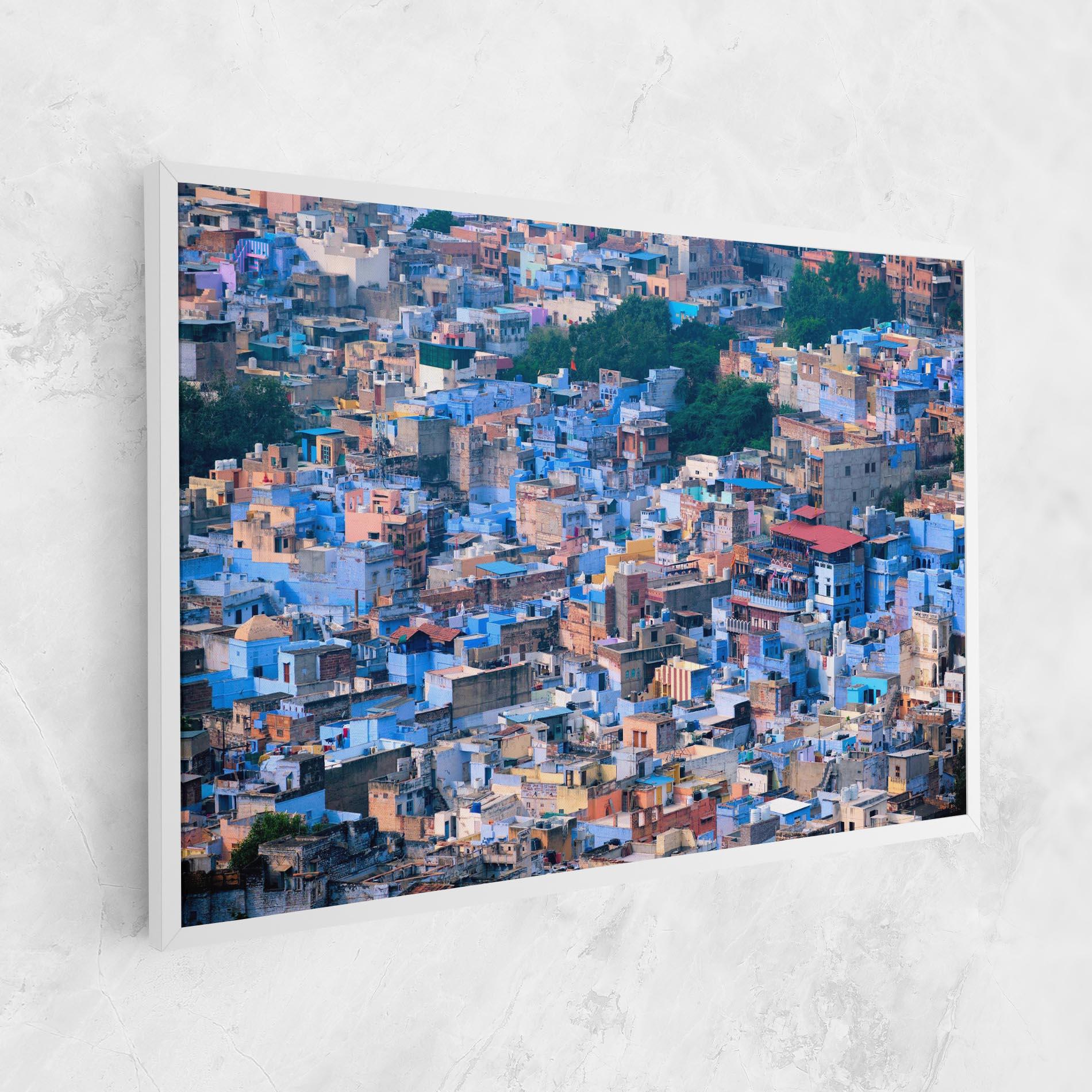 Vászonkép Blue City India mockup 1