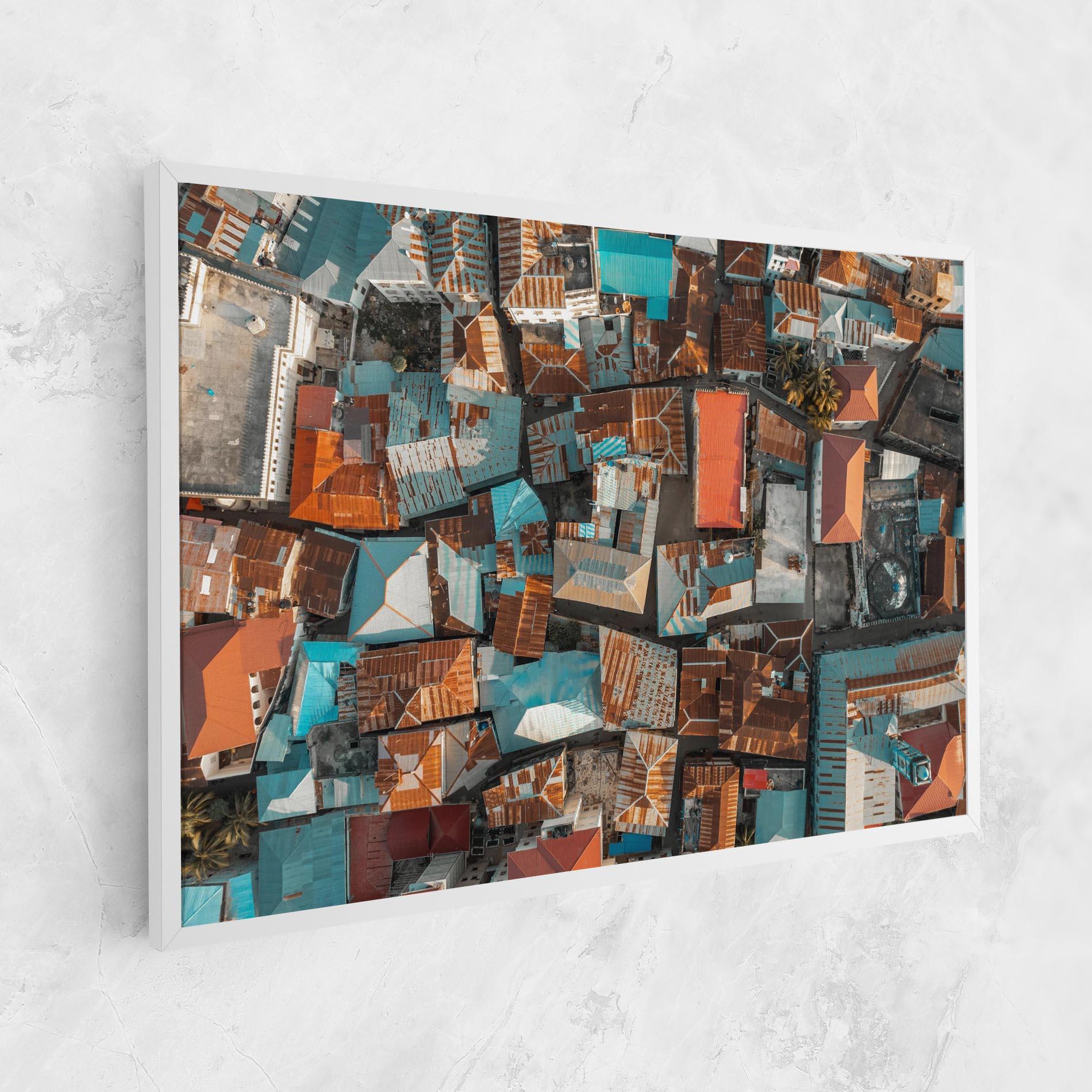 Vászonkép Island Tanzania mockup 1