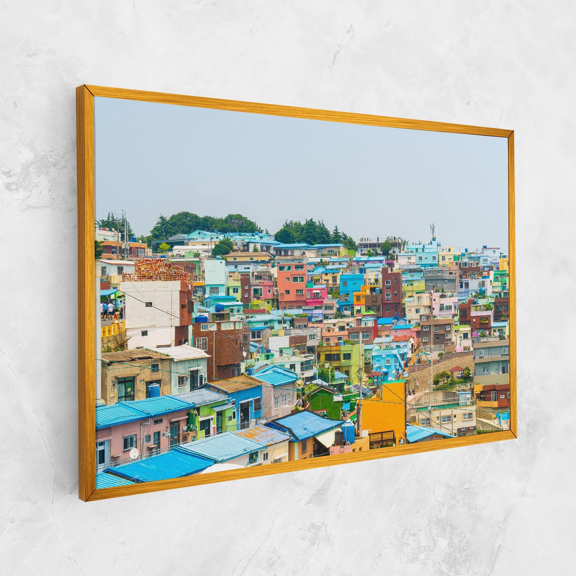 Vászonkép Gamcheon Culture mockup 1