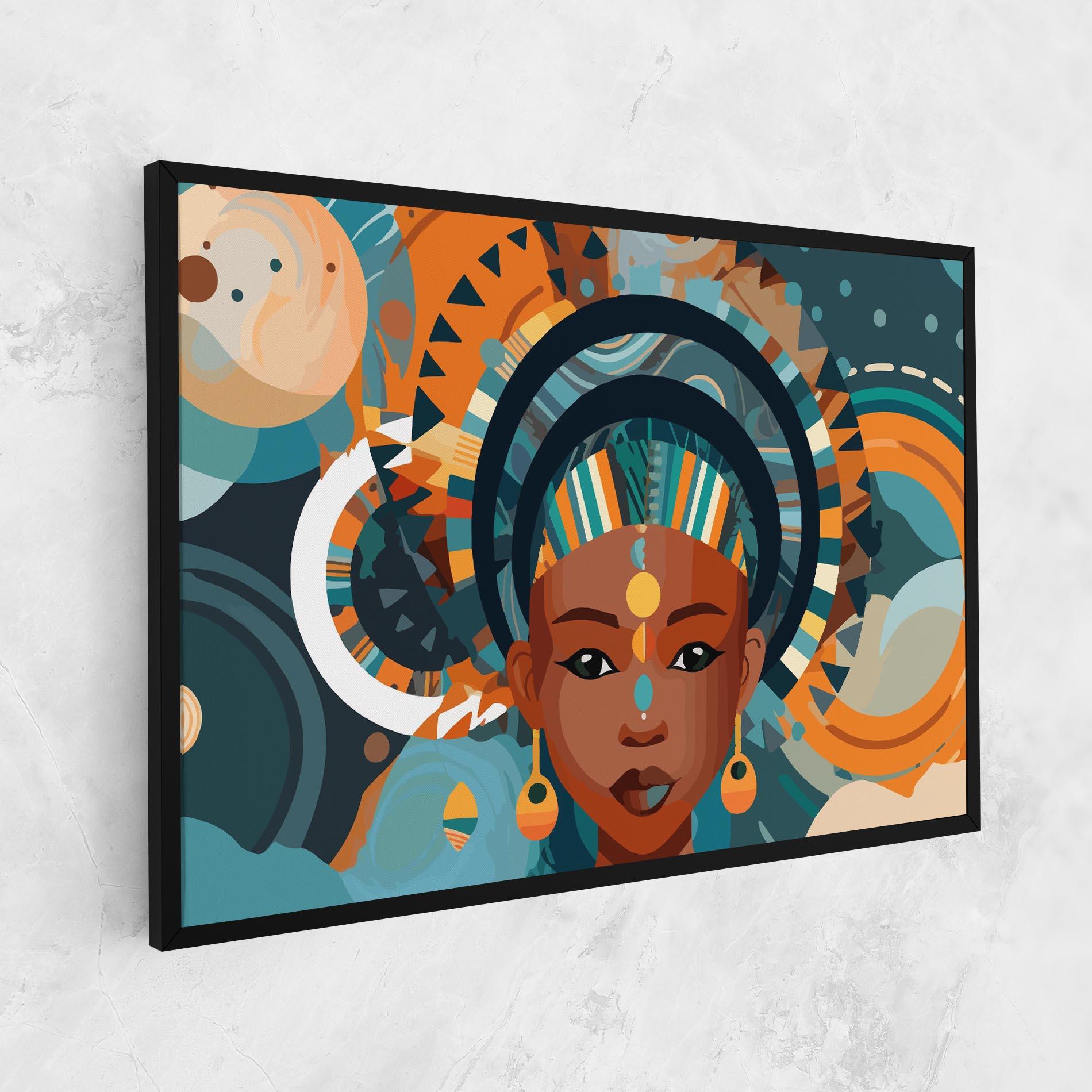 Vászonkép African Colorful Child mockup 1