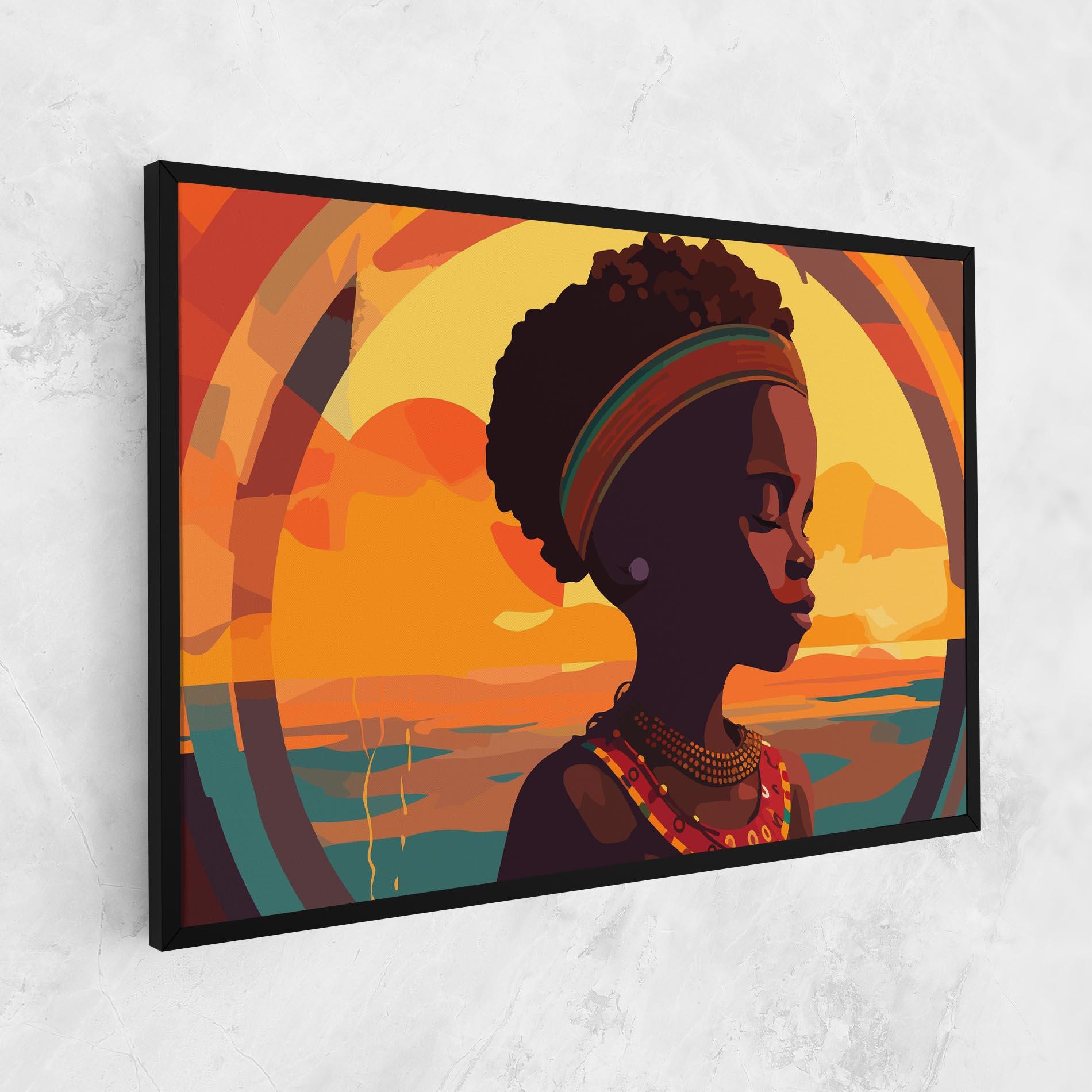 Vászonkép African Pretty Child mockup 1