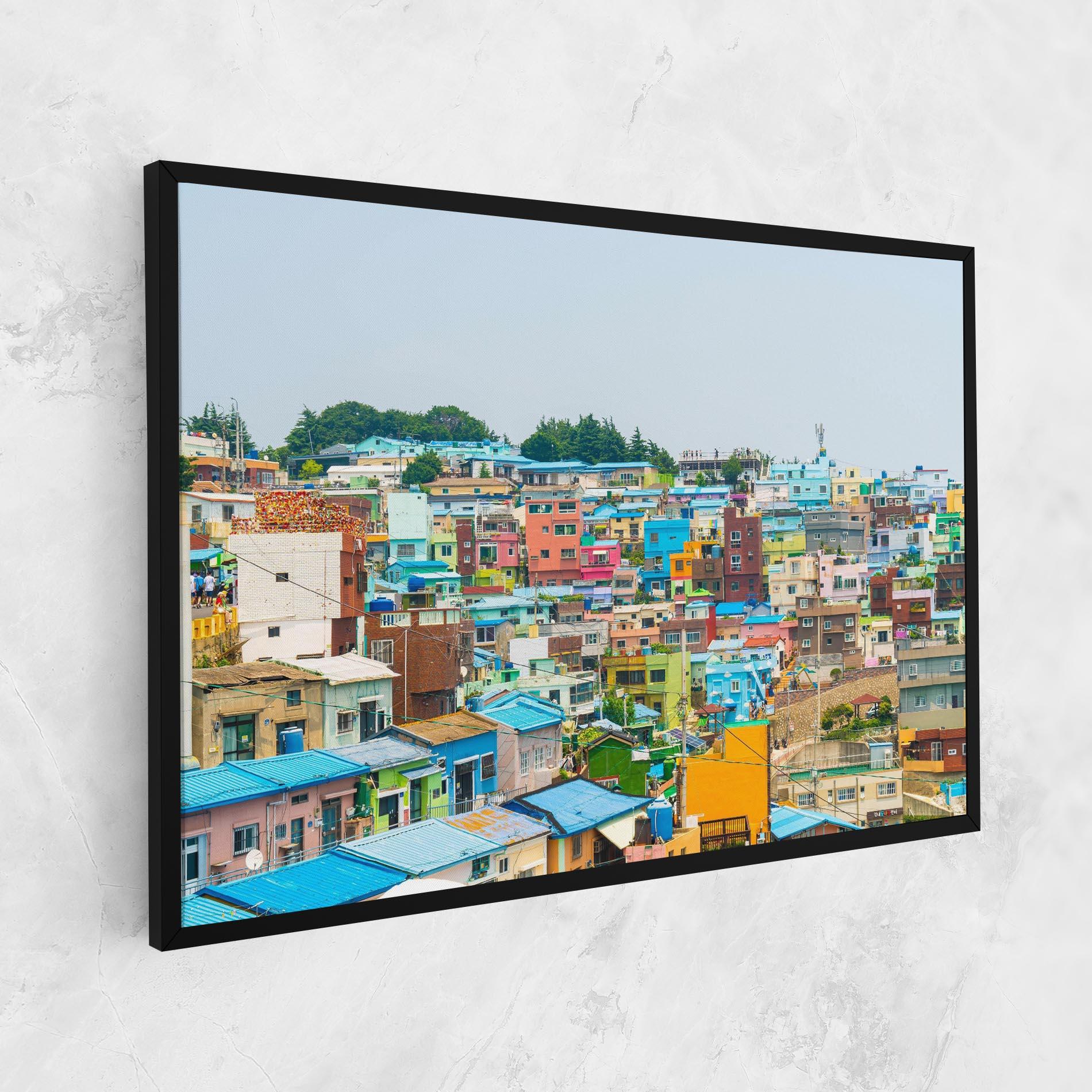 Vászonkép Gamcheon Culture mockup 1