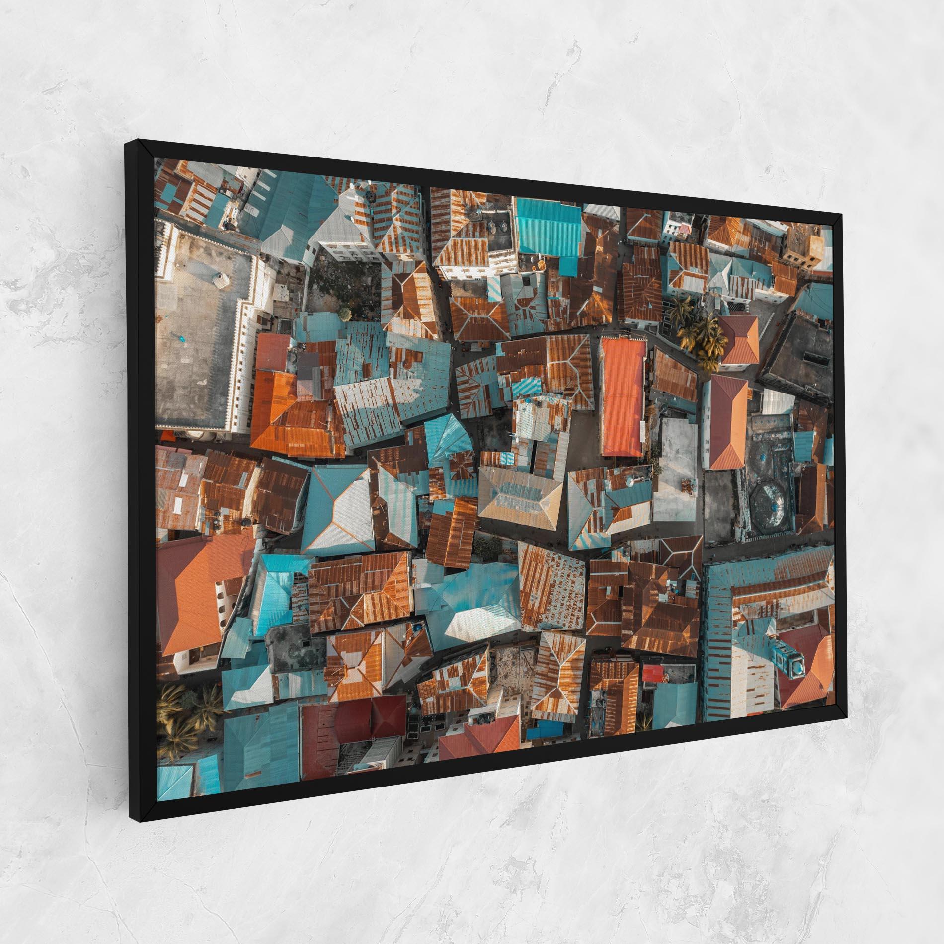 Vászonkép Island Tanzania mockup 1