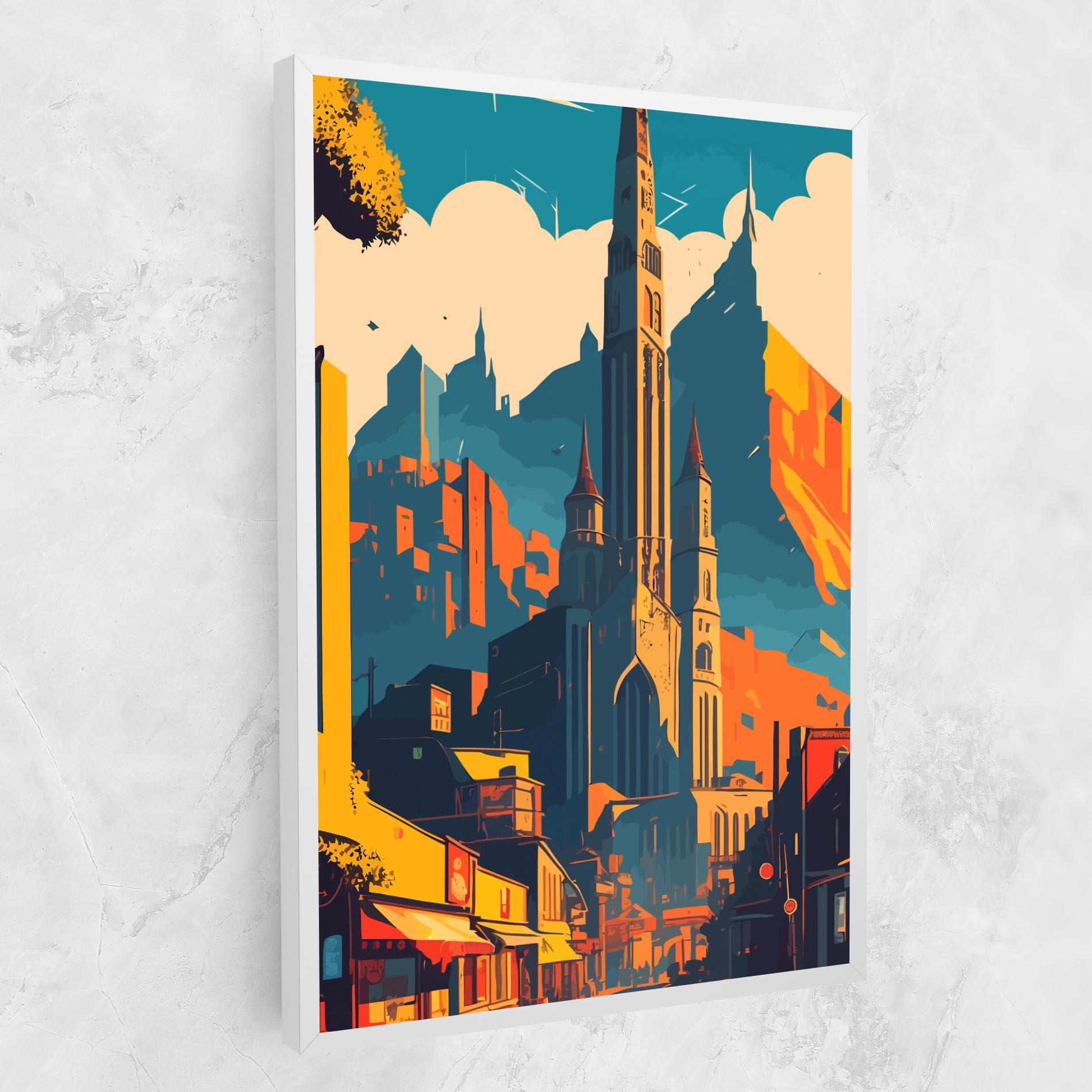 Vászonkép African Tower mockup 1