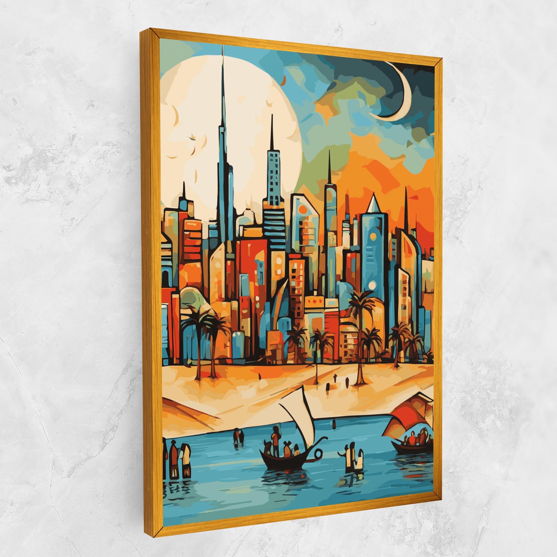 Vászonkép African Moon mockup 1