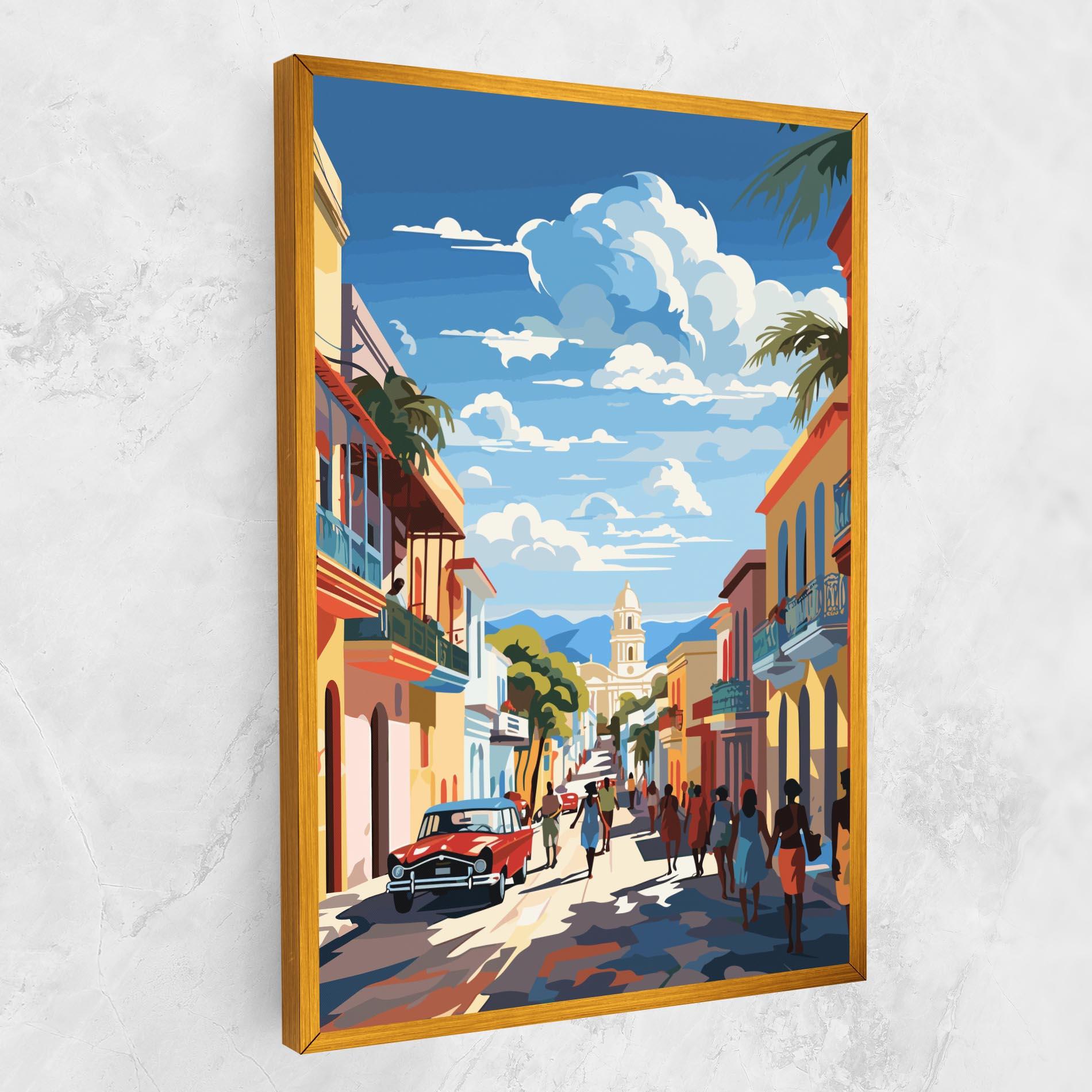 Vászonkép African Street mockup 1