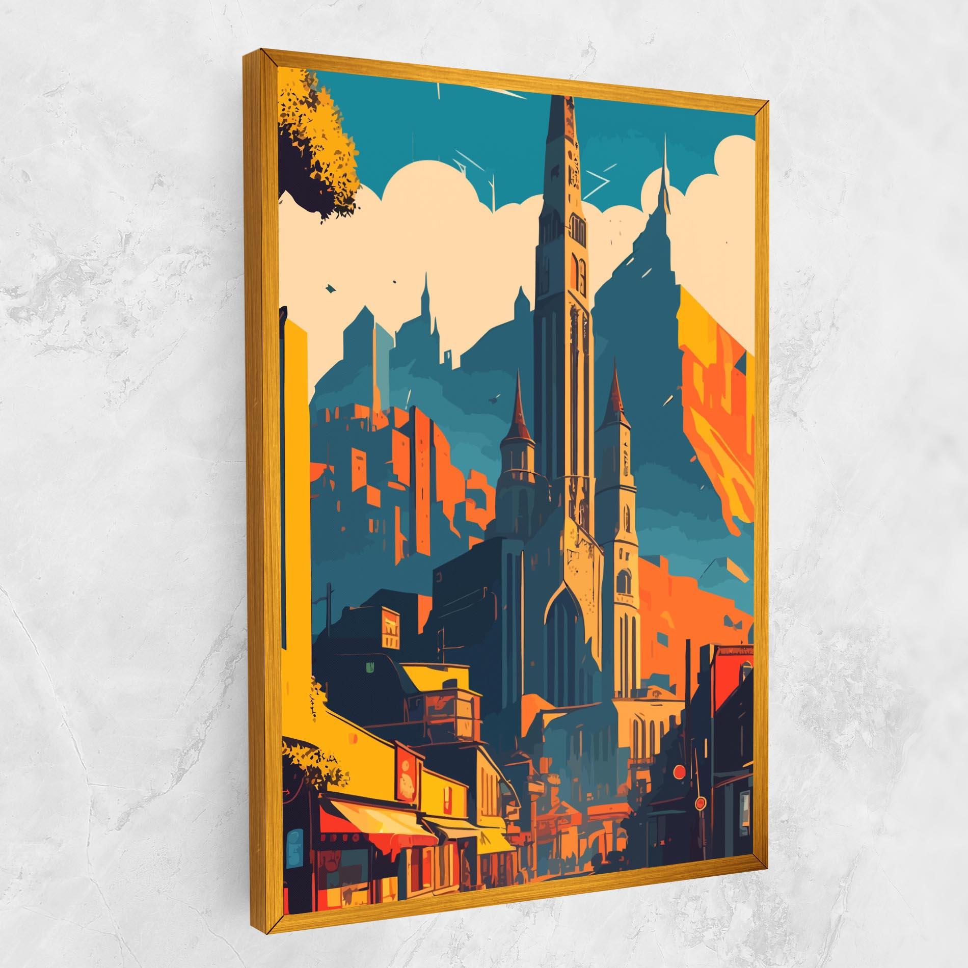 Vászonkép African Tower mockup 1