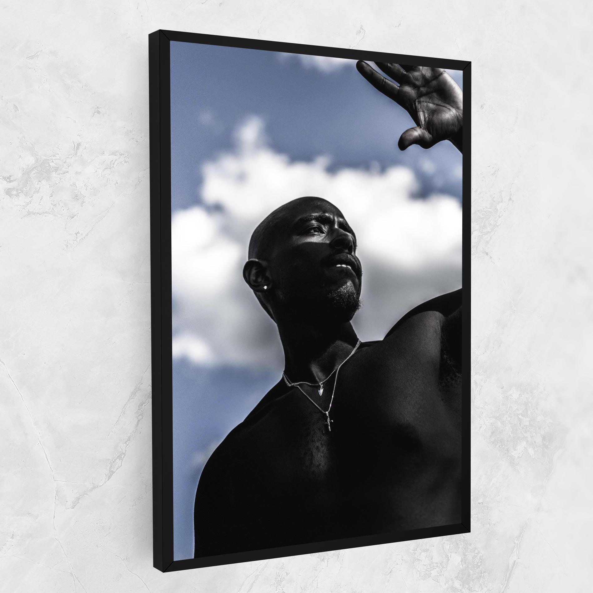 Vászonkép African Blue Sky mockup 1