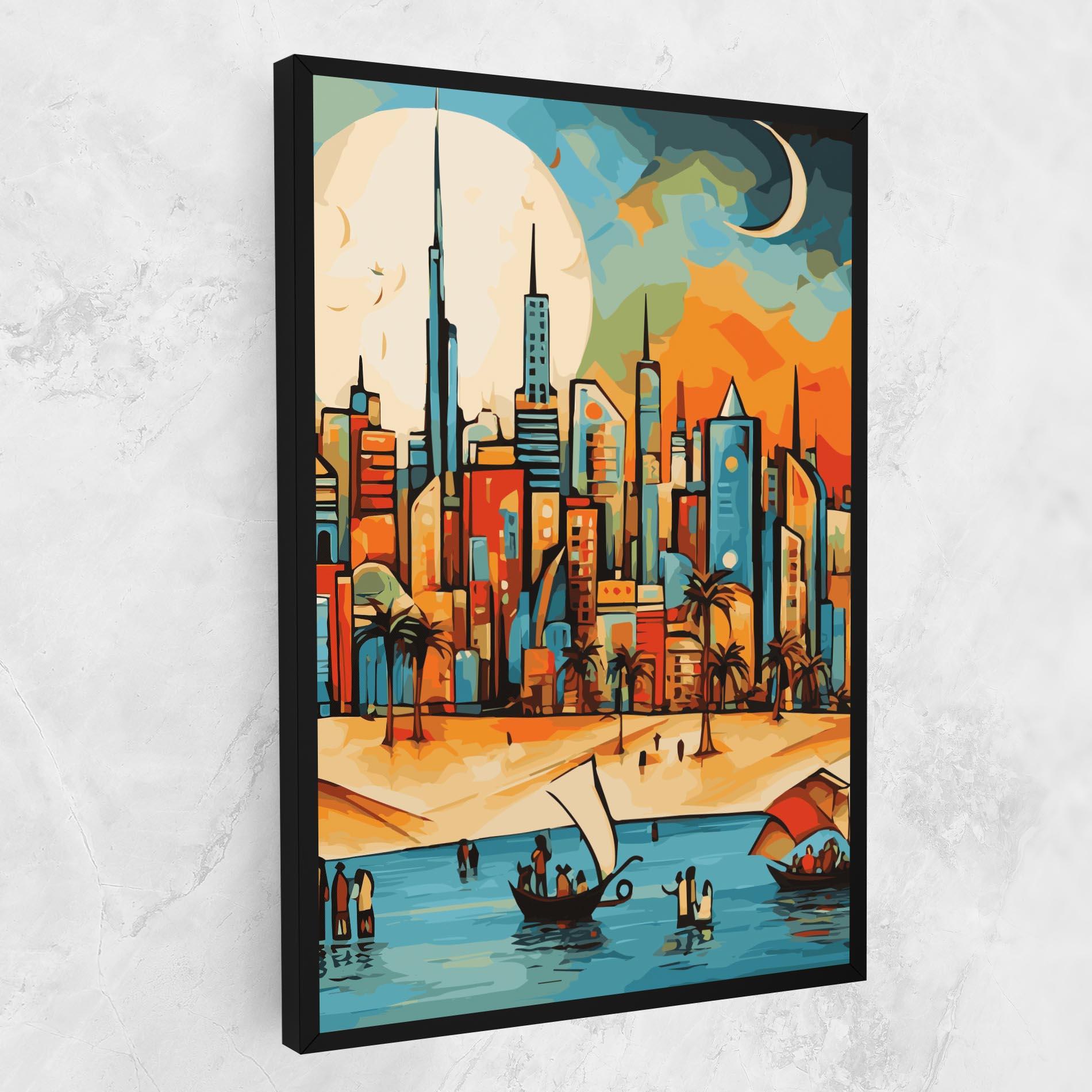 Vászonkép African Moon mockup 1