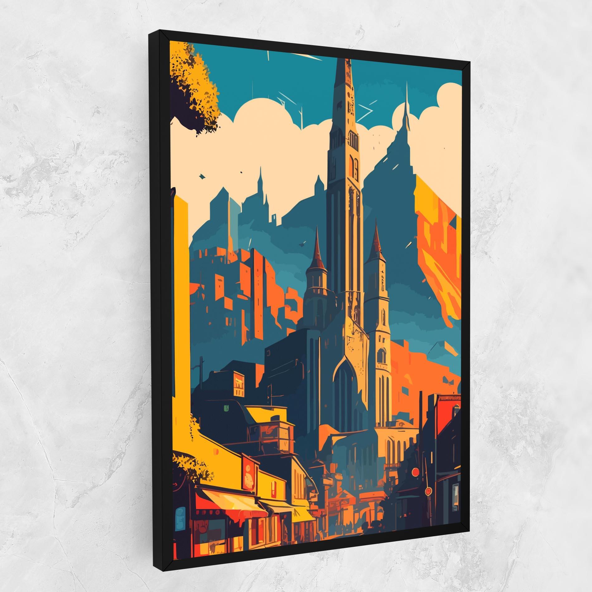 Vászonkép African Tower mockup 1