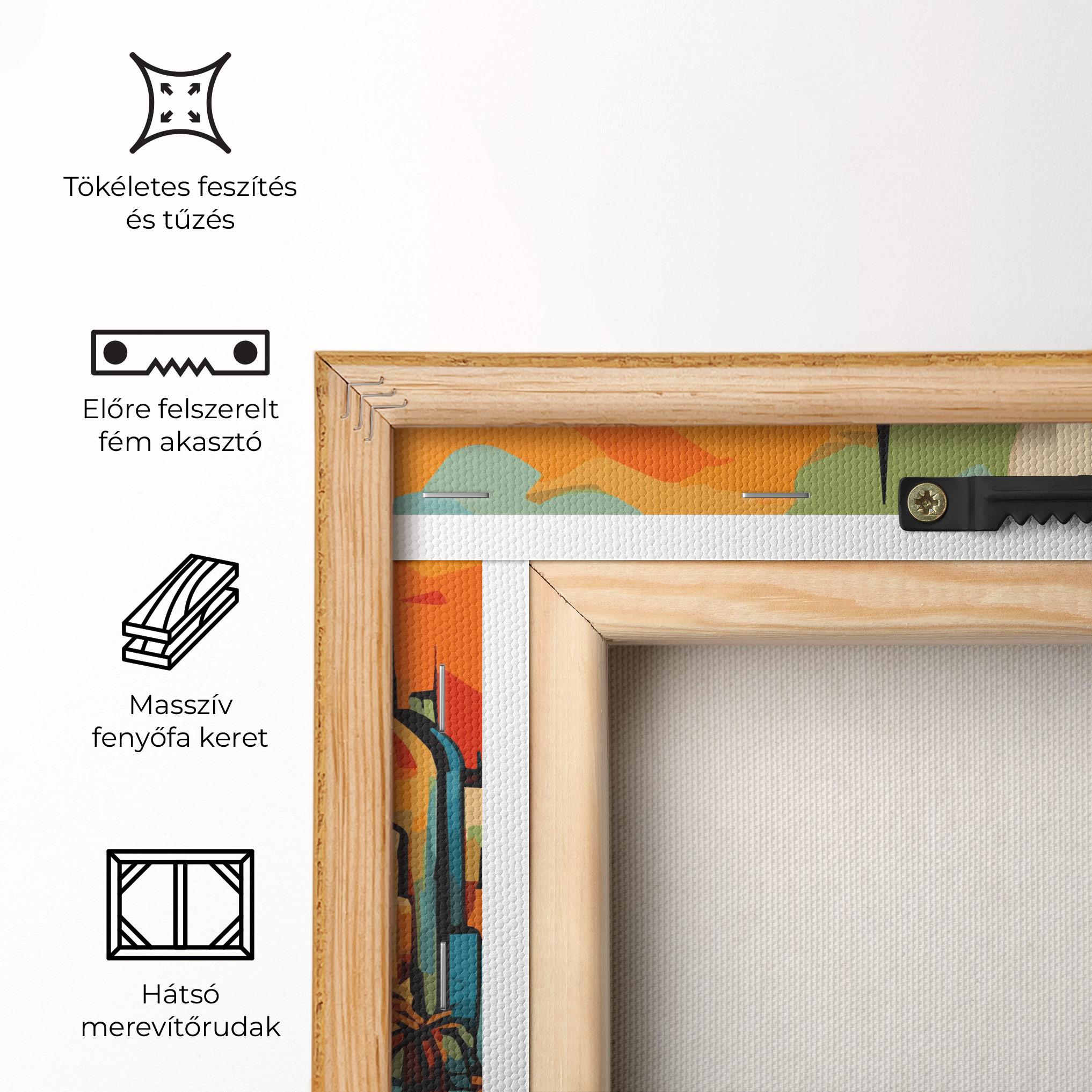 Vászonkép African Moon mockup 5