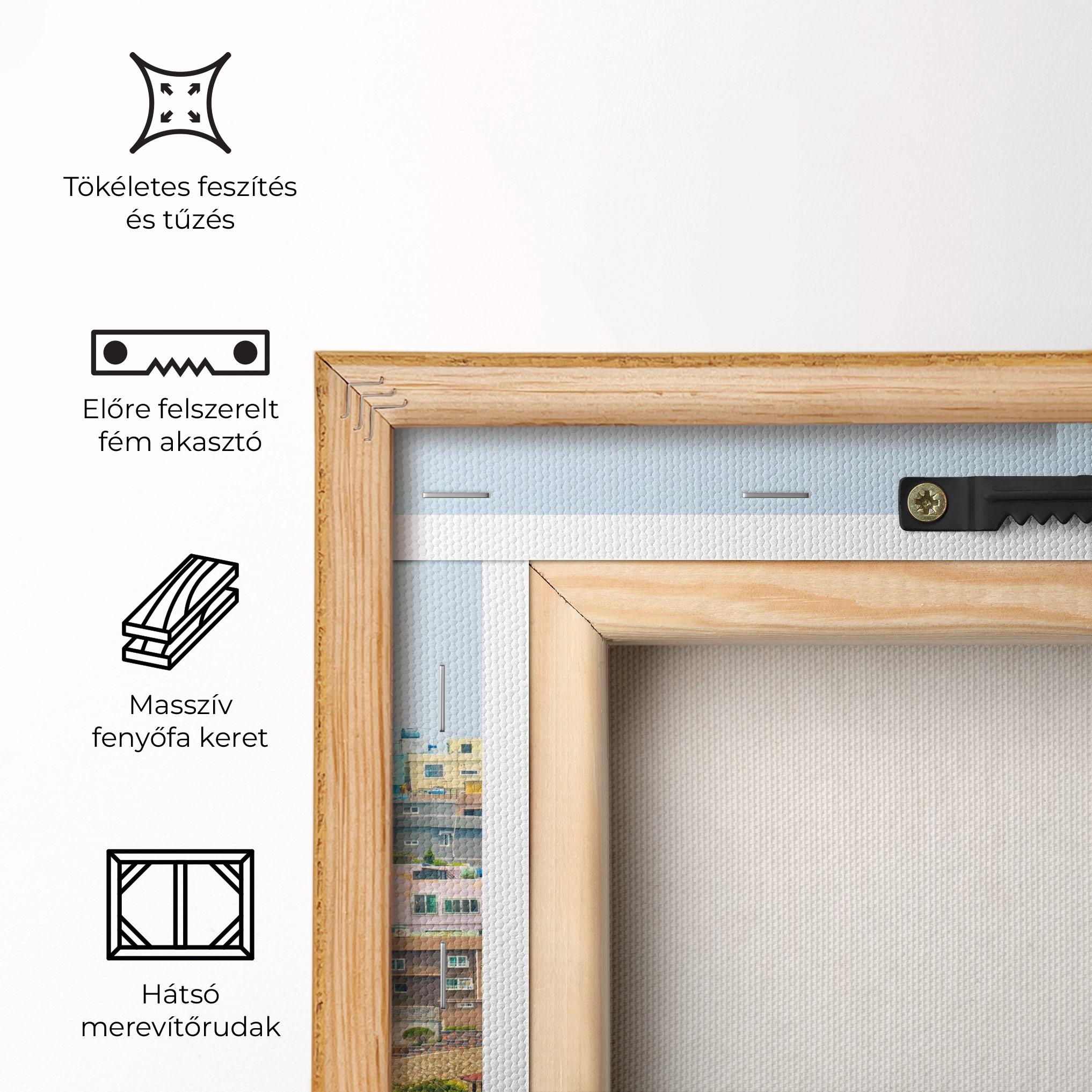 Vászonkép Gamcheon Culture mockup 5