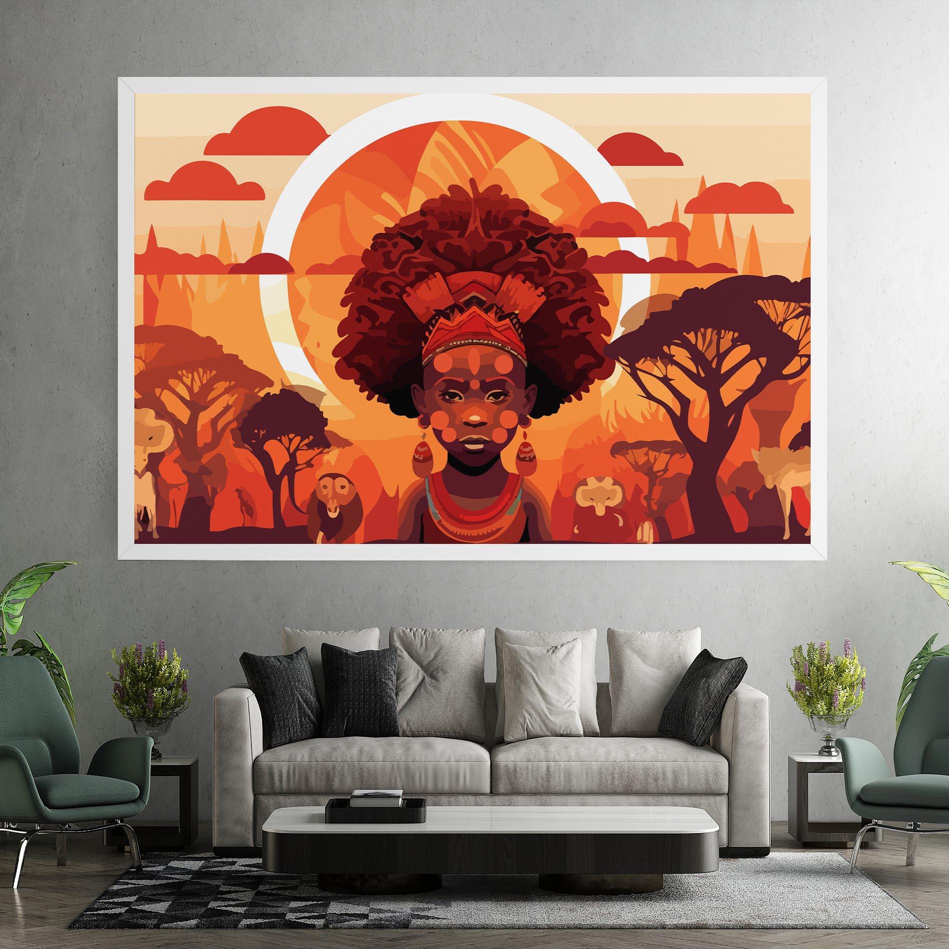 Vászonkép African Chid mockup 7