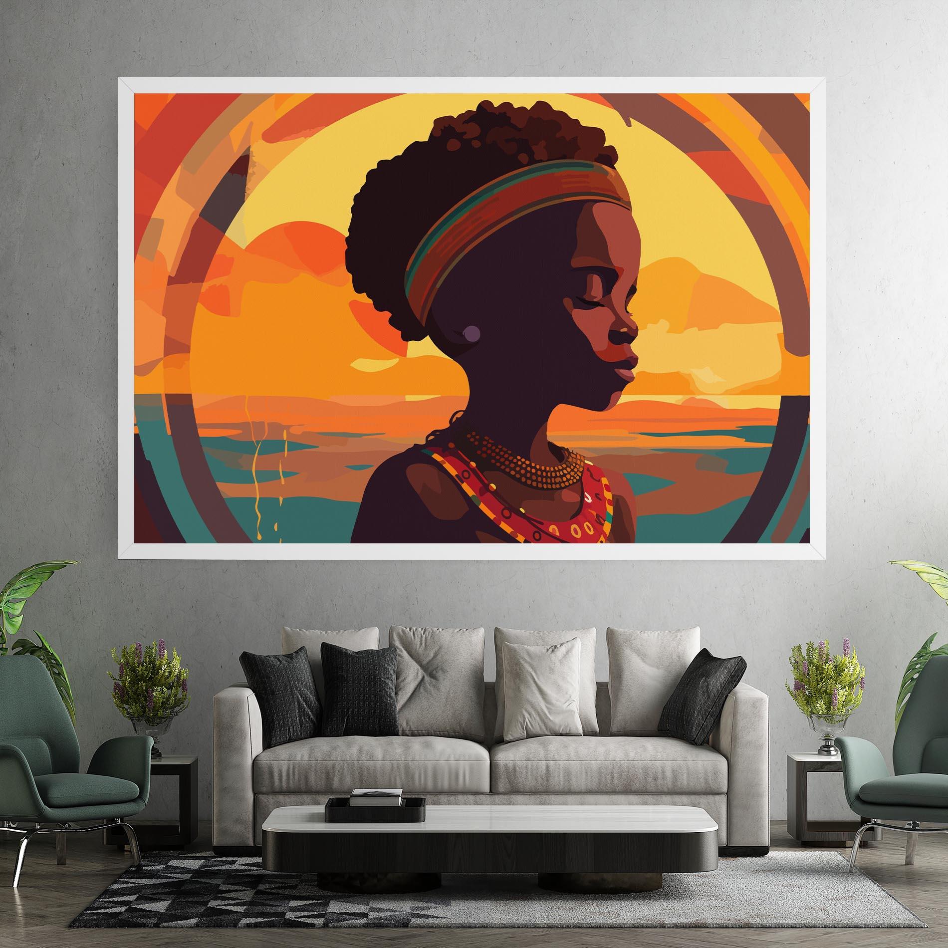 Vászonkép African Pretty Child mockup 7